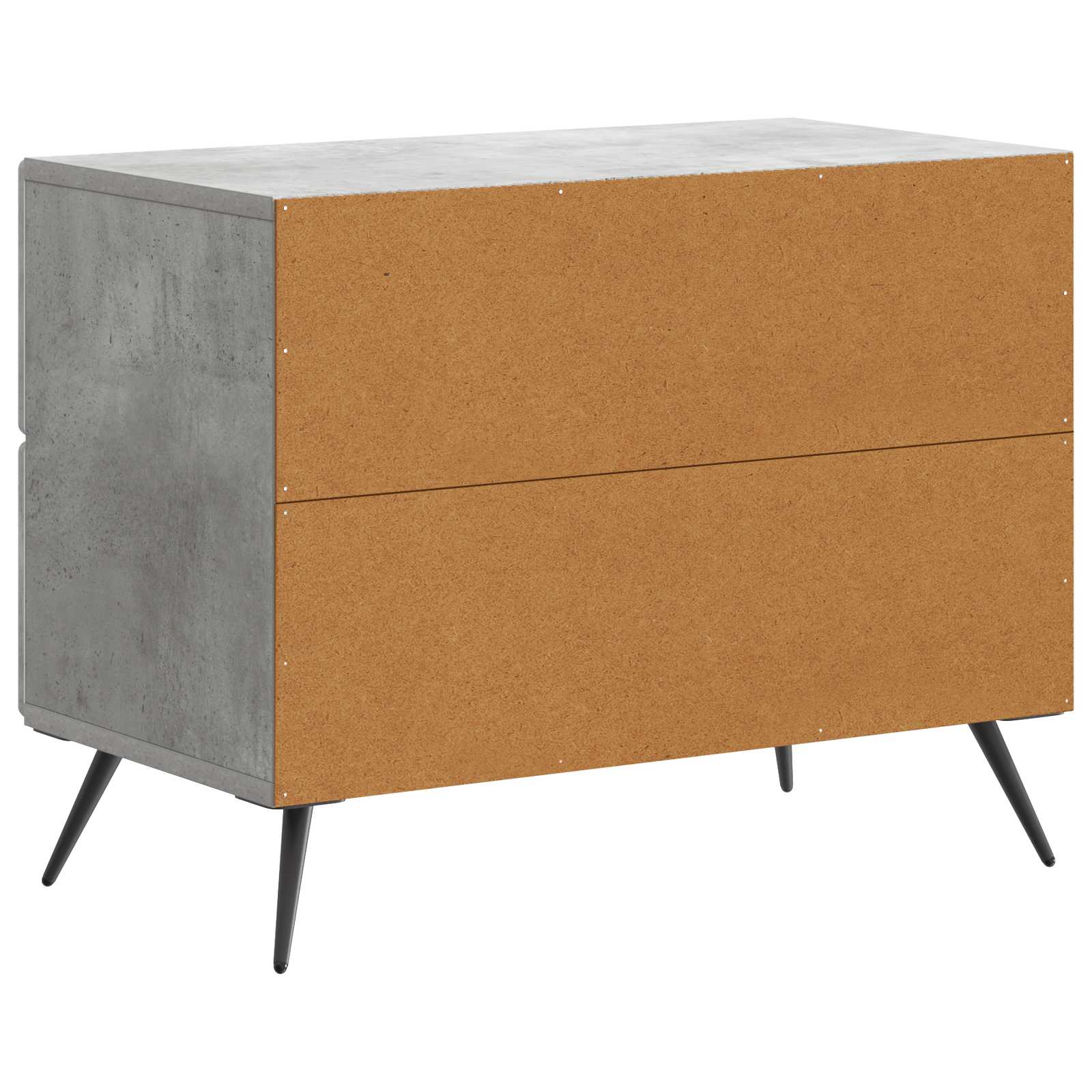 Noćni ormar Betonska siva 62 x 34,5 x 47,5 cm Konstruirano drvo
