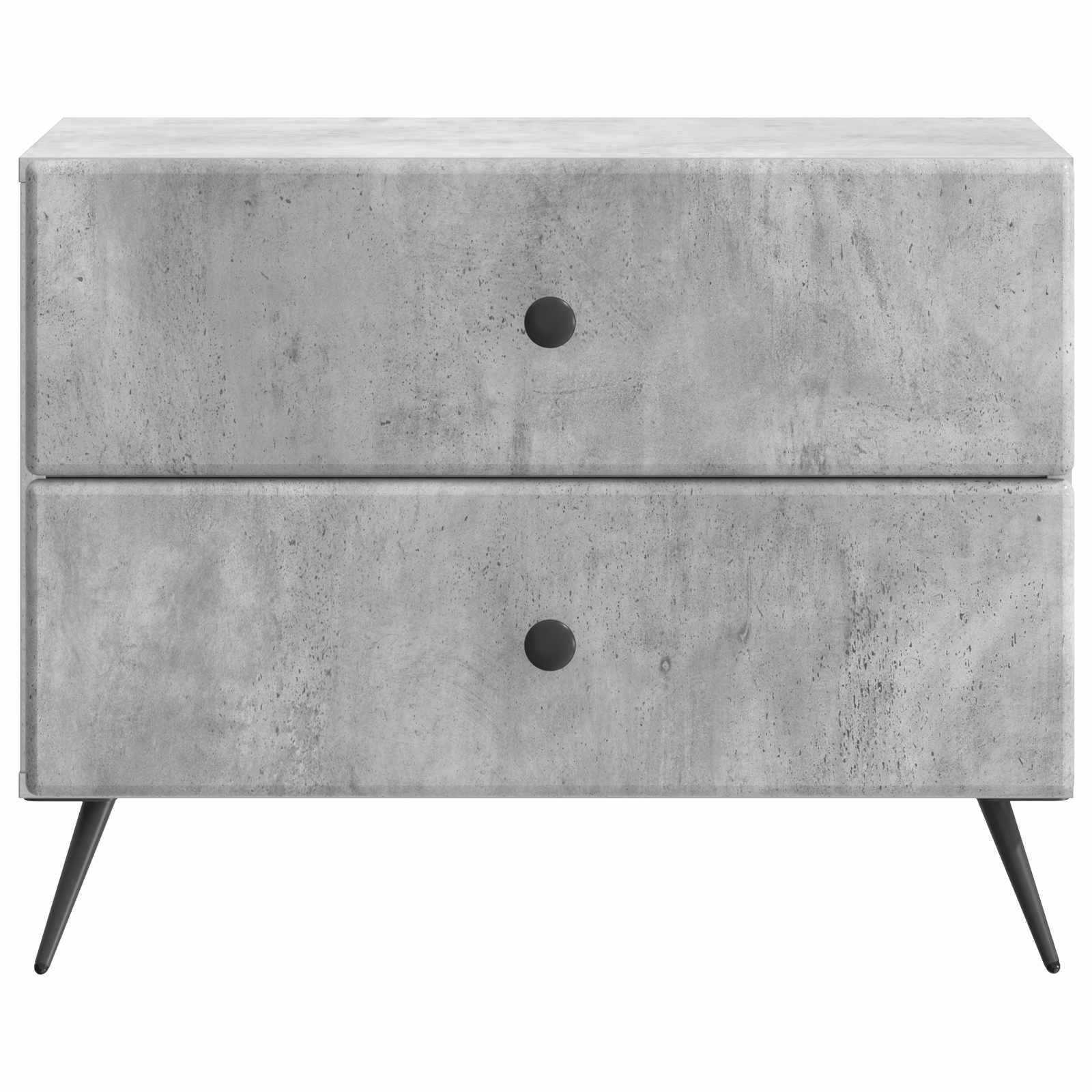 Noćni ormar Betonska siva 62 x 34,5 x 47,5 cm Konstruirano drvo