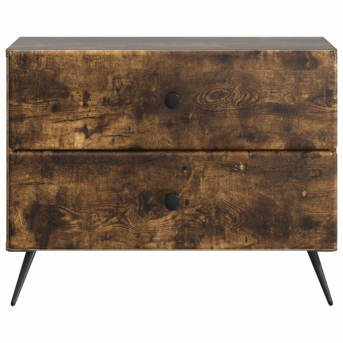 Noćni ormar s ladicama Dimljeni hrast 62 x 34,5 x 47,5 cm