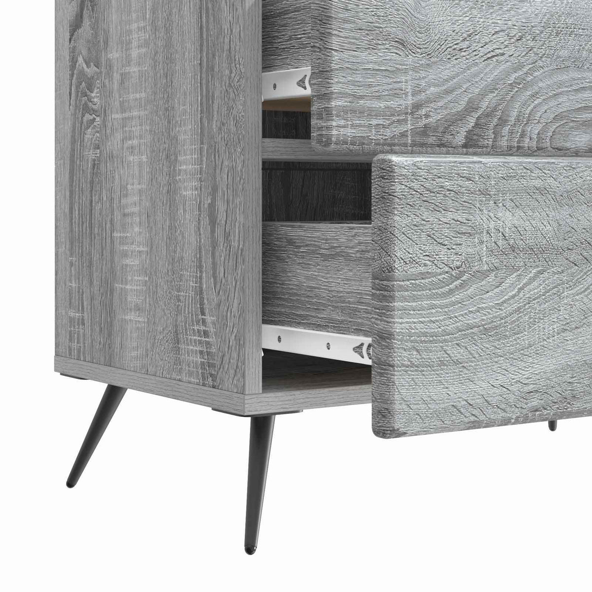 Noćni ormar Siva sonoma 62 x 34,5 x 47,5 cm Konstruirano drvo
