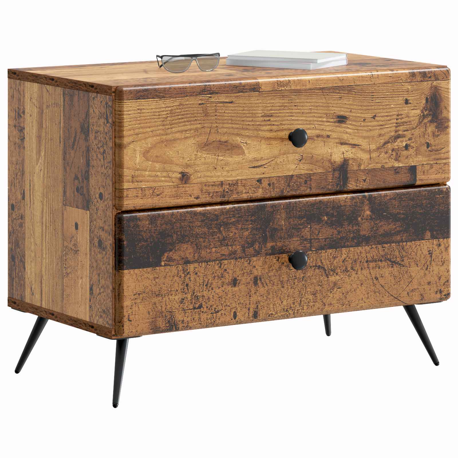 Noćni ormar Staro drvo 62 x 34,5 x 47,5 cm Konstruirano drvo