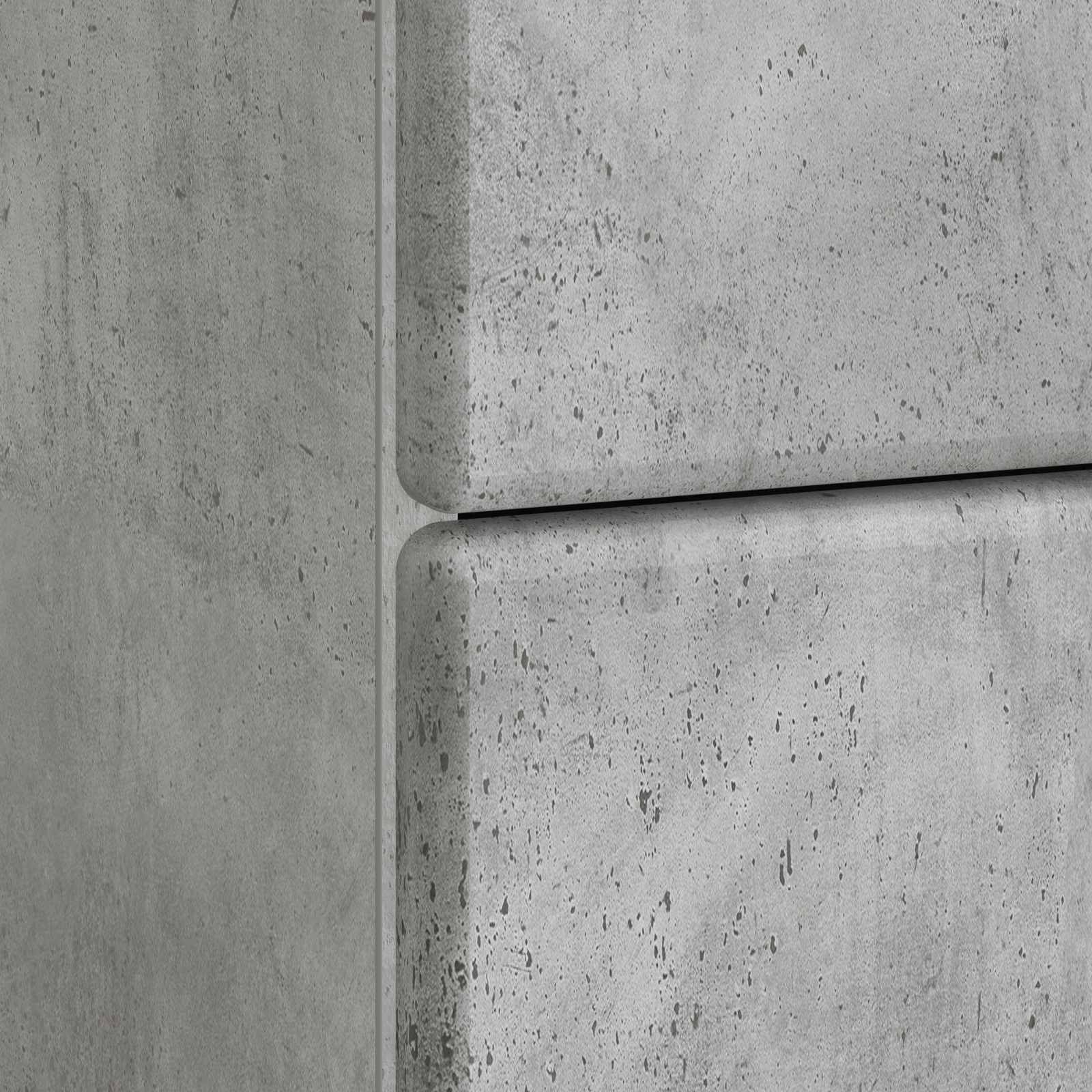 Noćni ormar Betonska siva 43 x 41 x 66,5 cm Konstruirano drvo