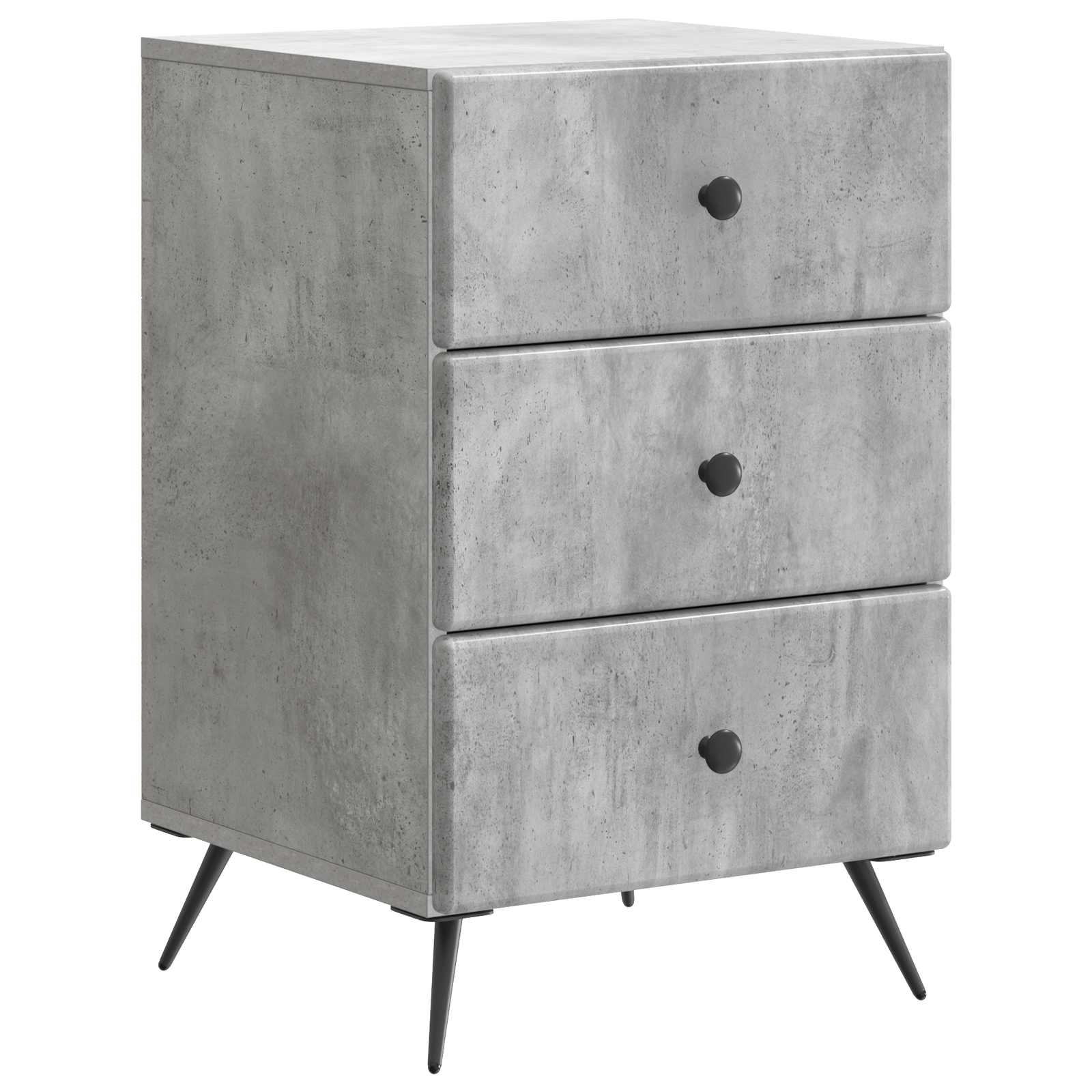 Noćni ormar Betonska siva 43 x 41 x 66,5 cm Konstruirano drvo