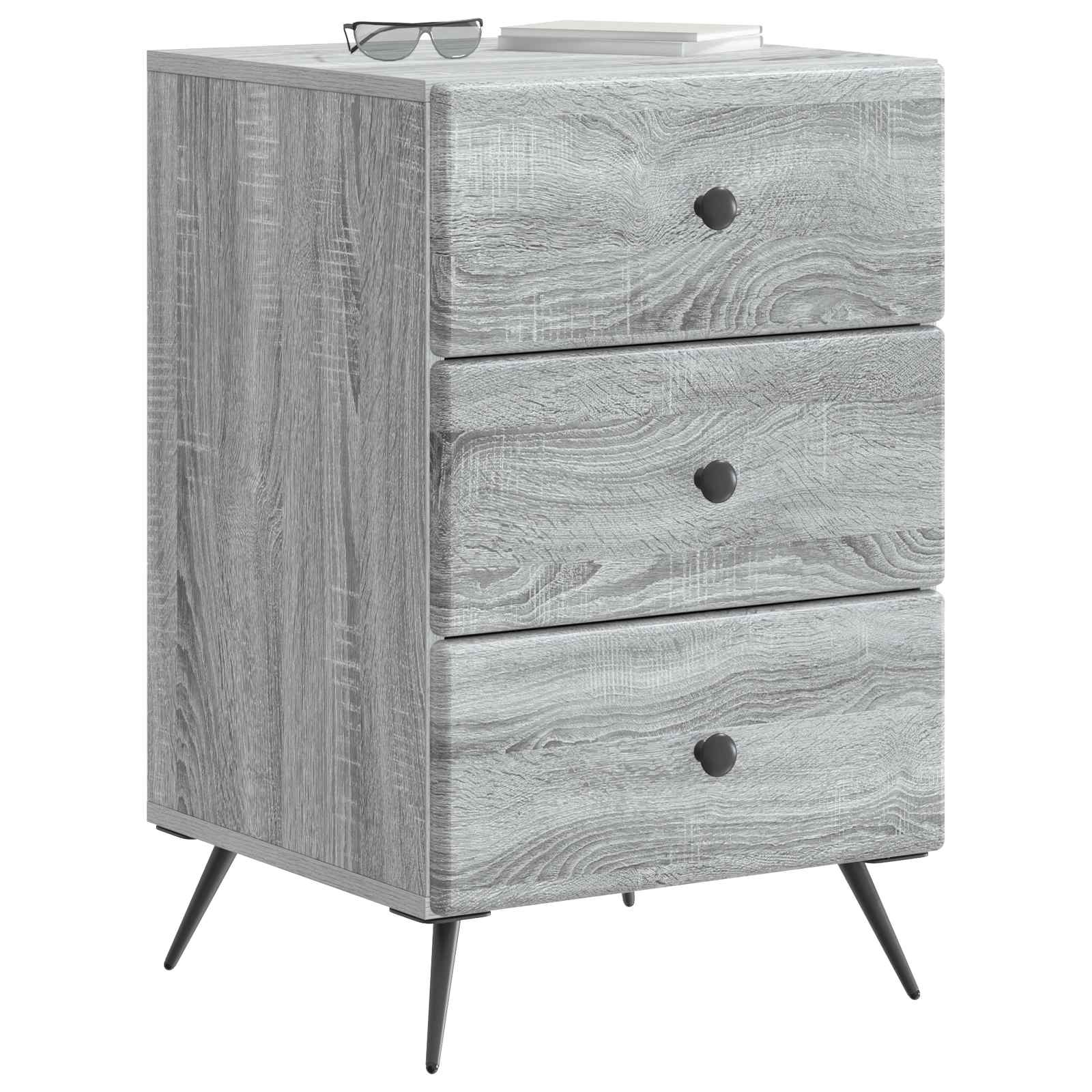 Noćni ormar Siva sonoma 43 x 41 x 66,5 cm Konstruirano drvo
