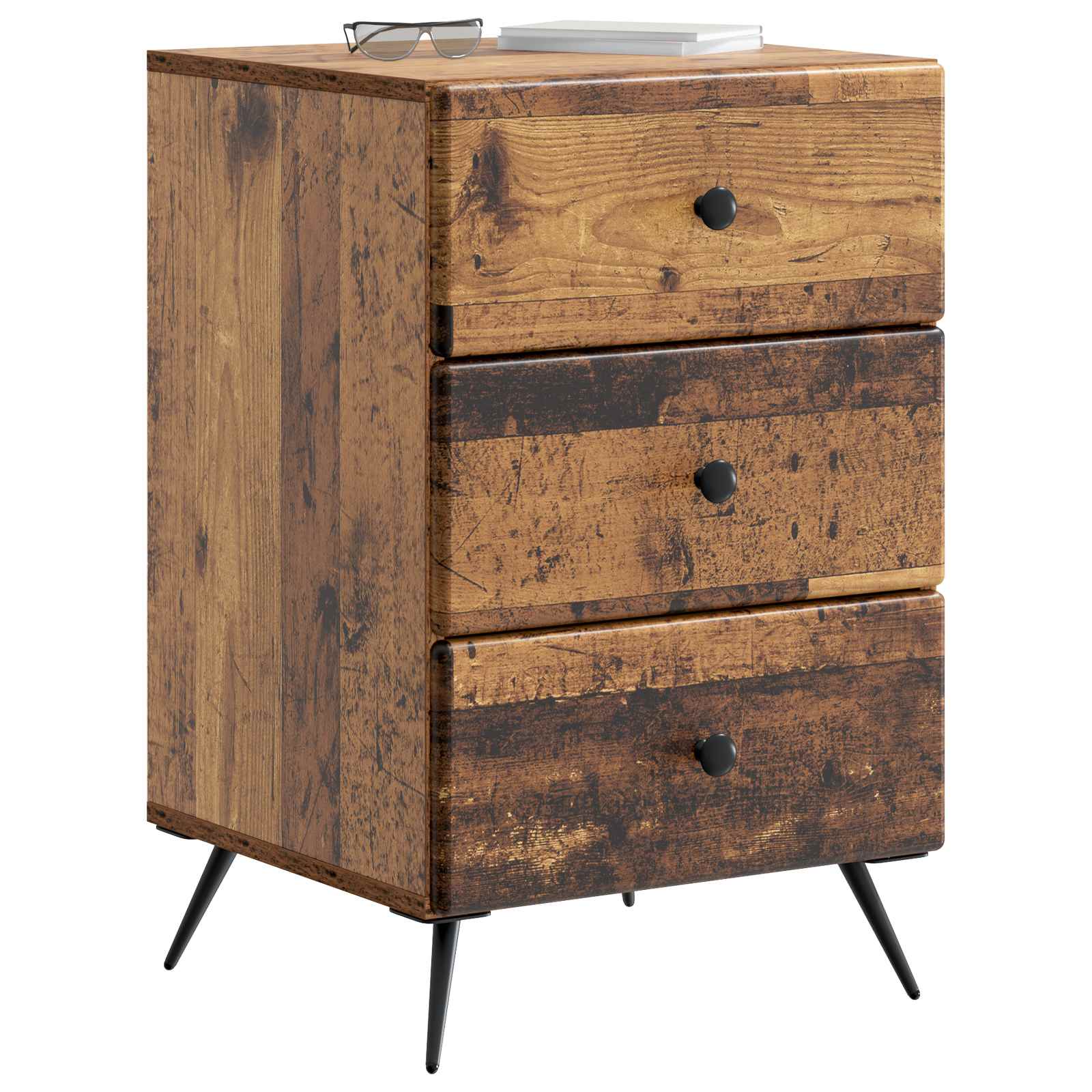 Noćni ormar Staro drvo 43 x 41 x 66,5 cm Konstruirano drvo