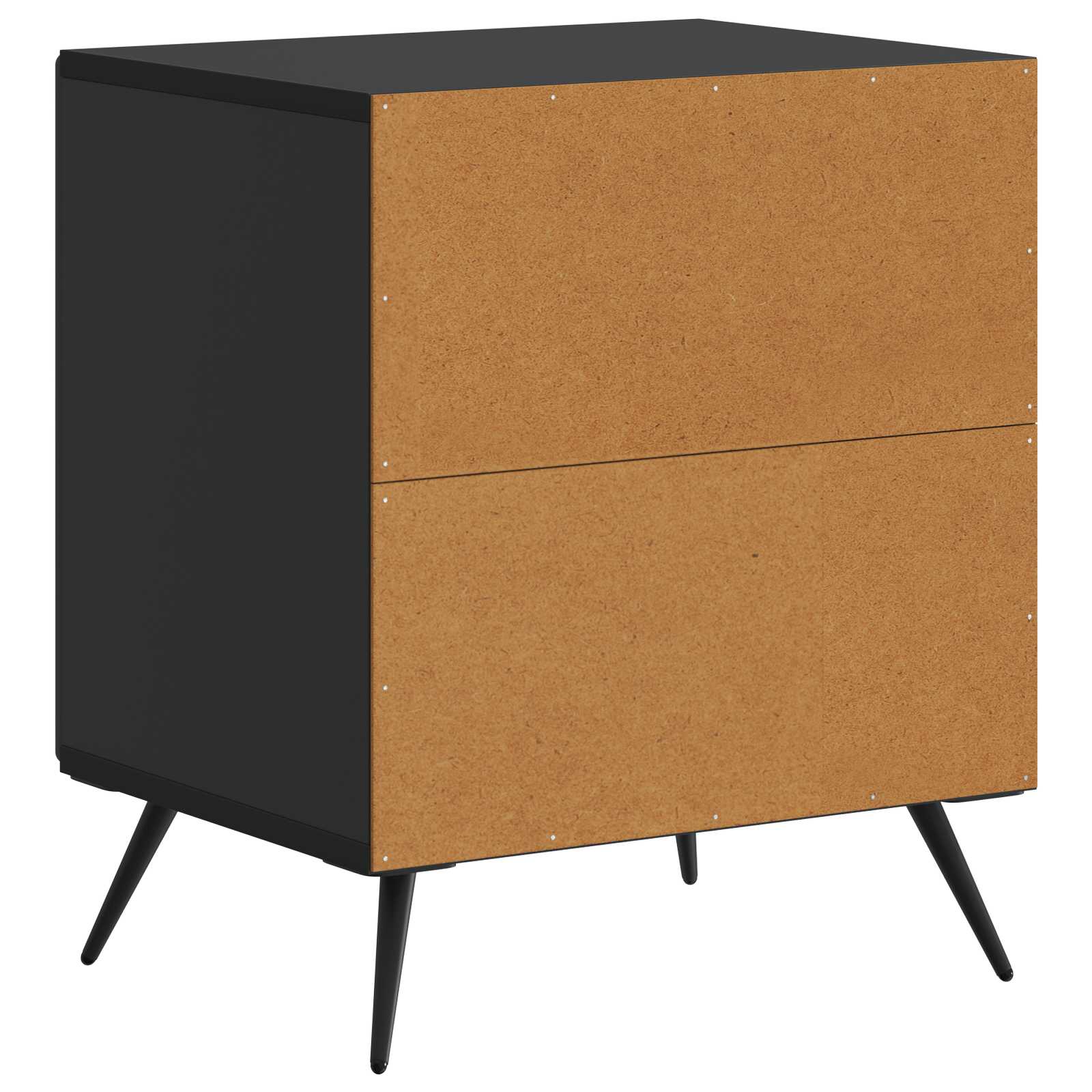 Noćni ormar Crna 43 x 34,5 x 50 cm Konstruirano drvo