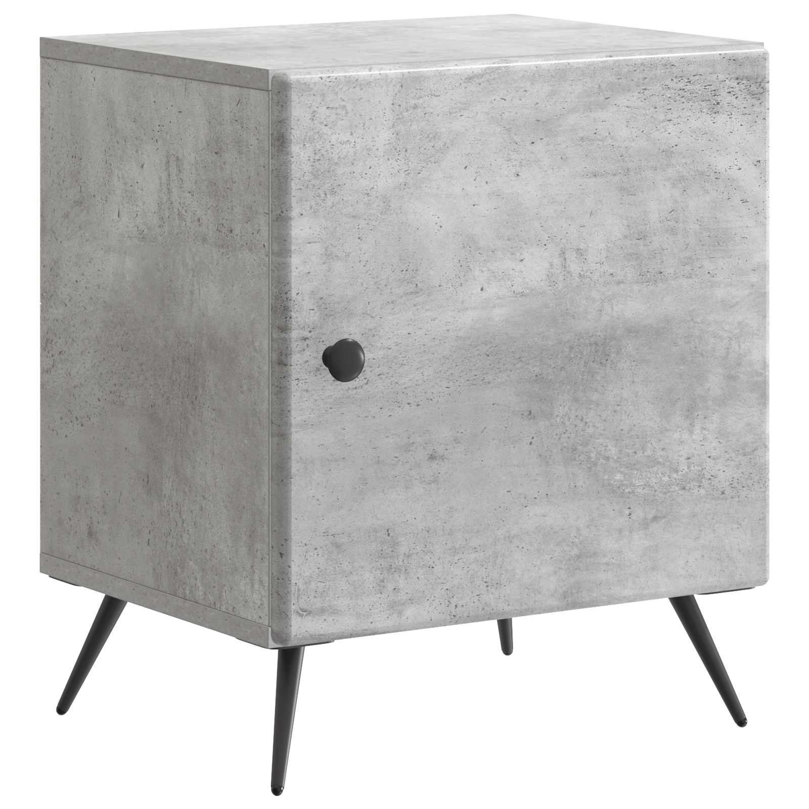 Noćni ormar Betonska siva 43 x 34,5 x 50 cm Konstruirano drvo