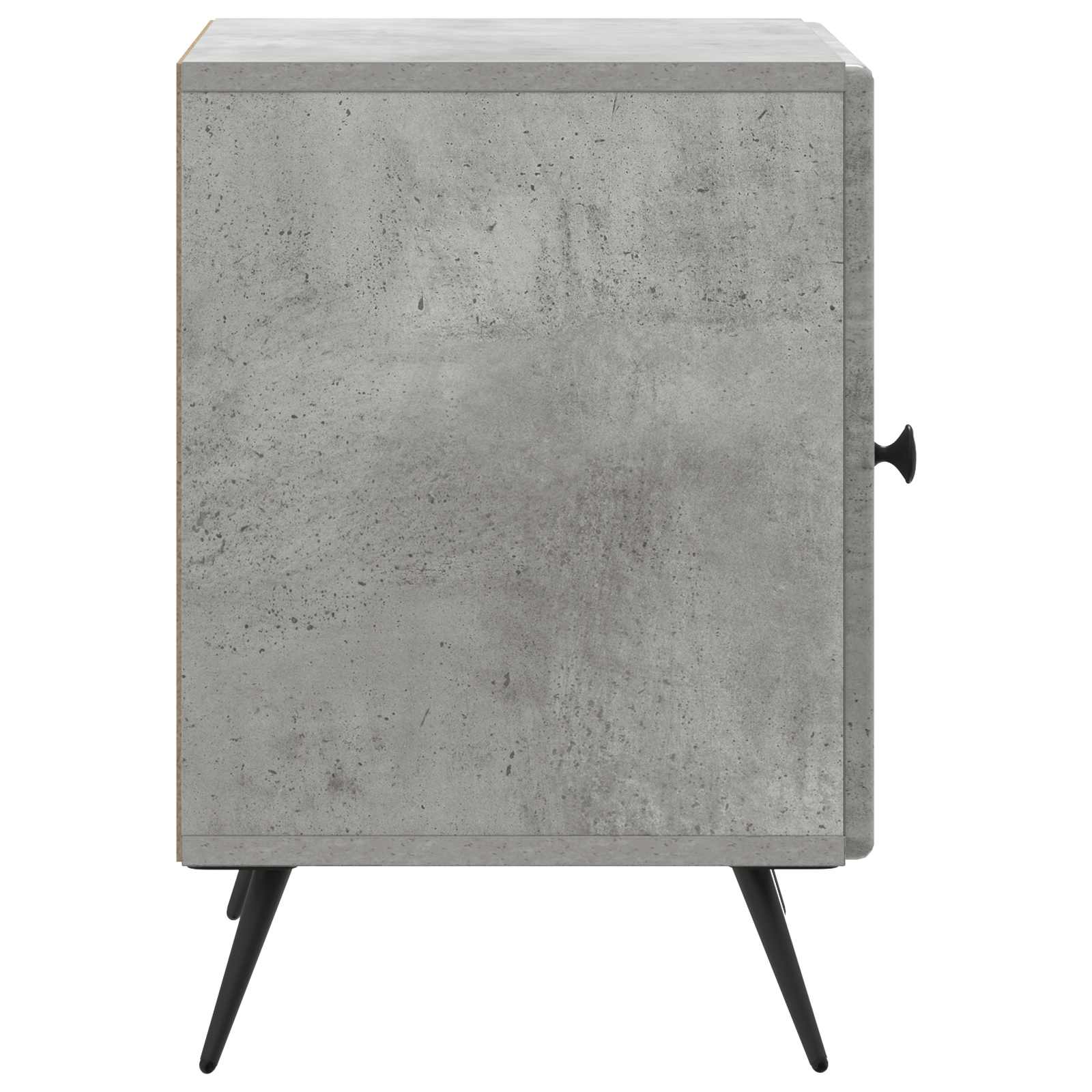 Noćni ormar Betonska siva 43 x 34,5 x 50 cm Konstruirano drvo