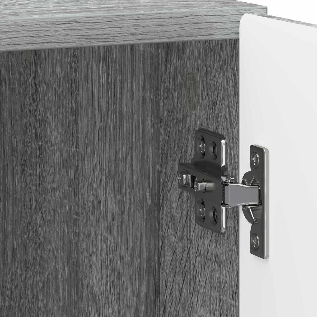 Noćni ormar 2 pcs Siva sonoma 43 x 34,5 x 50 cm