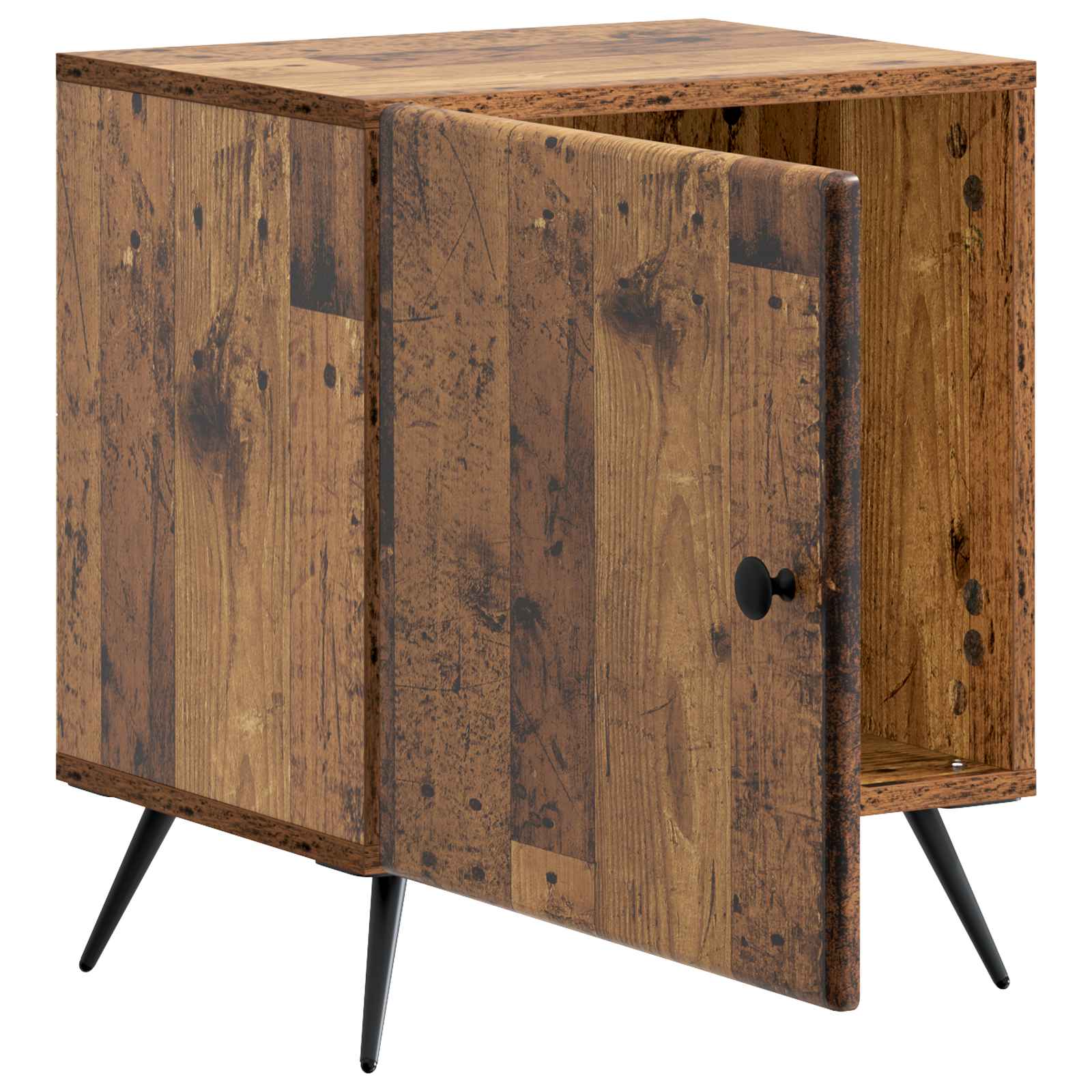 Noćni ormar 2 pcs Staro drvo 43 x 34,5 x 50 cm