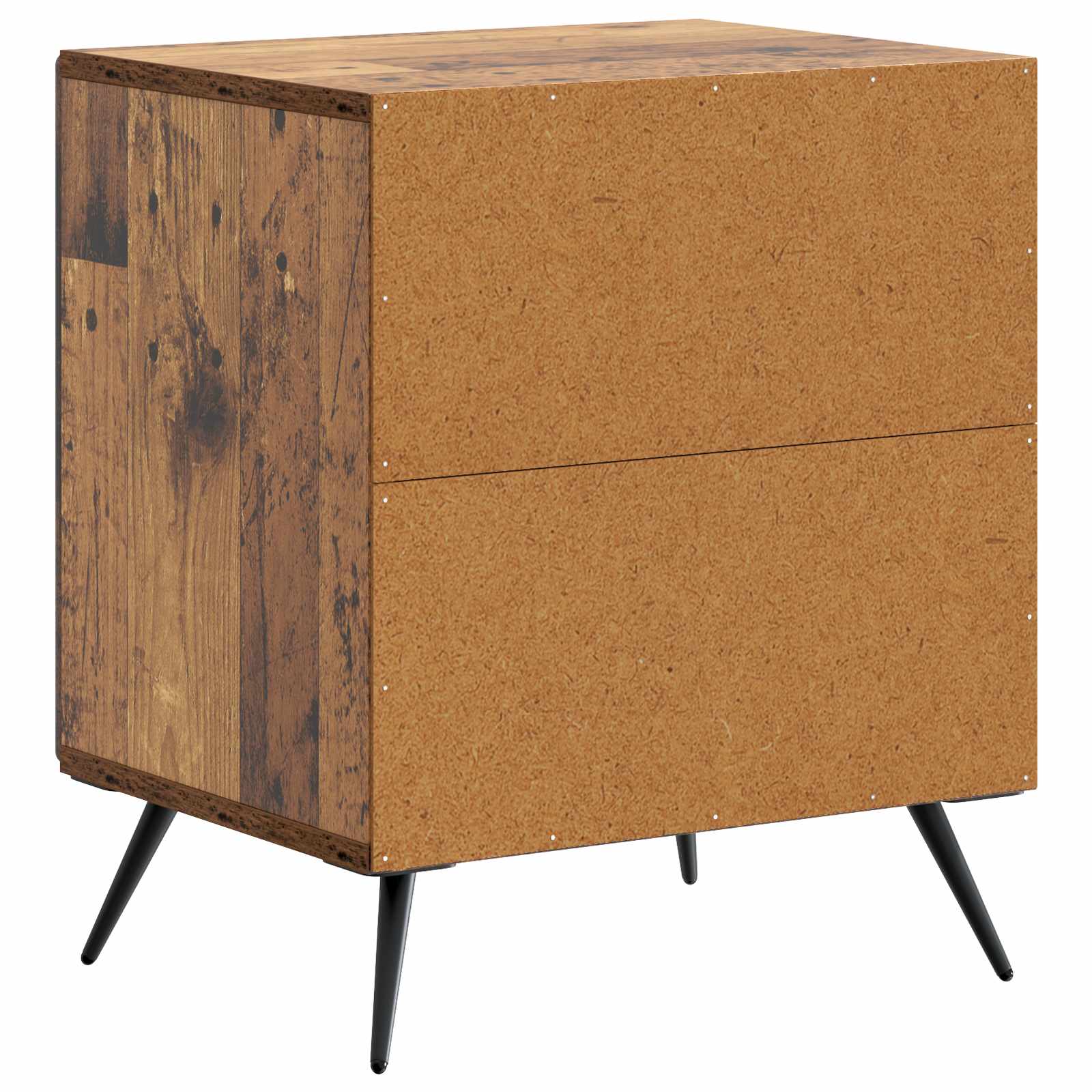 Noćni ormar 2 pcs Staro drvo 43 x 34,5 x 50 cm