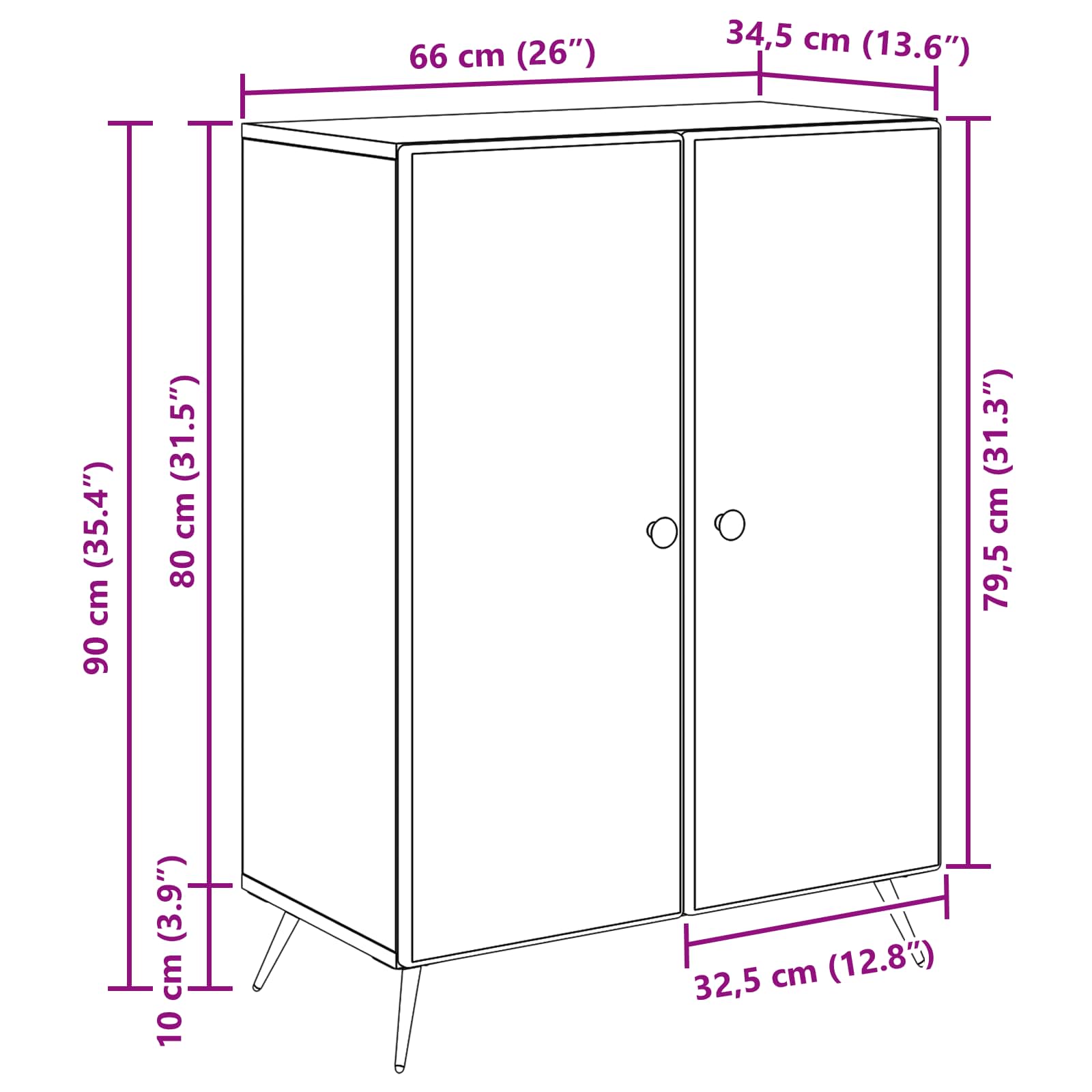 Kreveta Crna 66 x 34,5 x 90 cm Konstruirano drvo