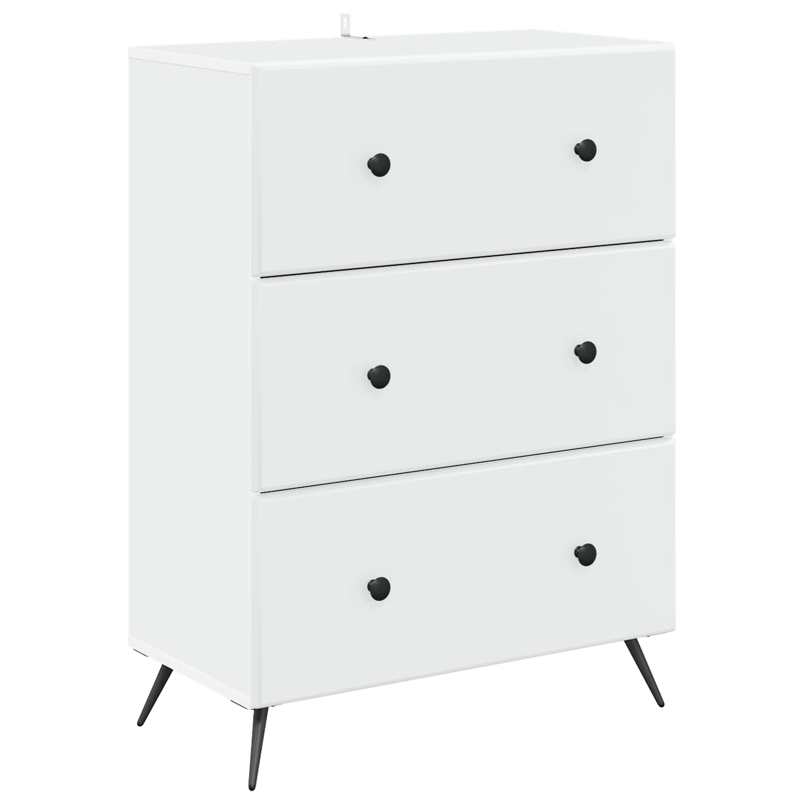 Ormar s ladicama Bijela 66 x 34,5 x 90 cm Konstruirano drvo