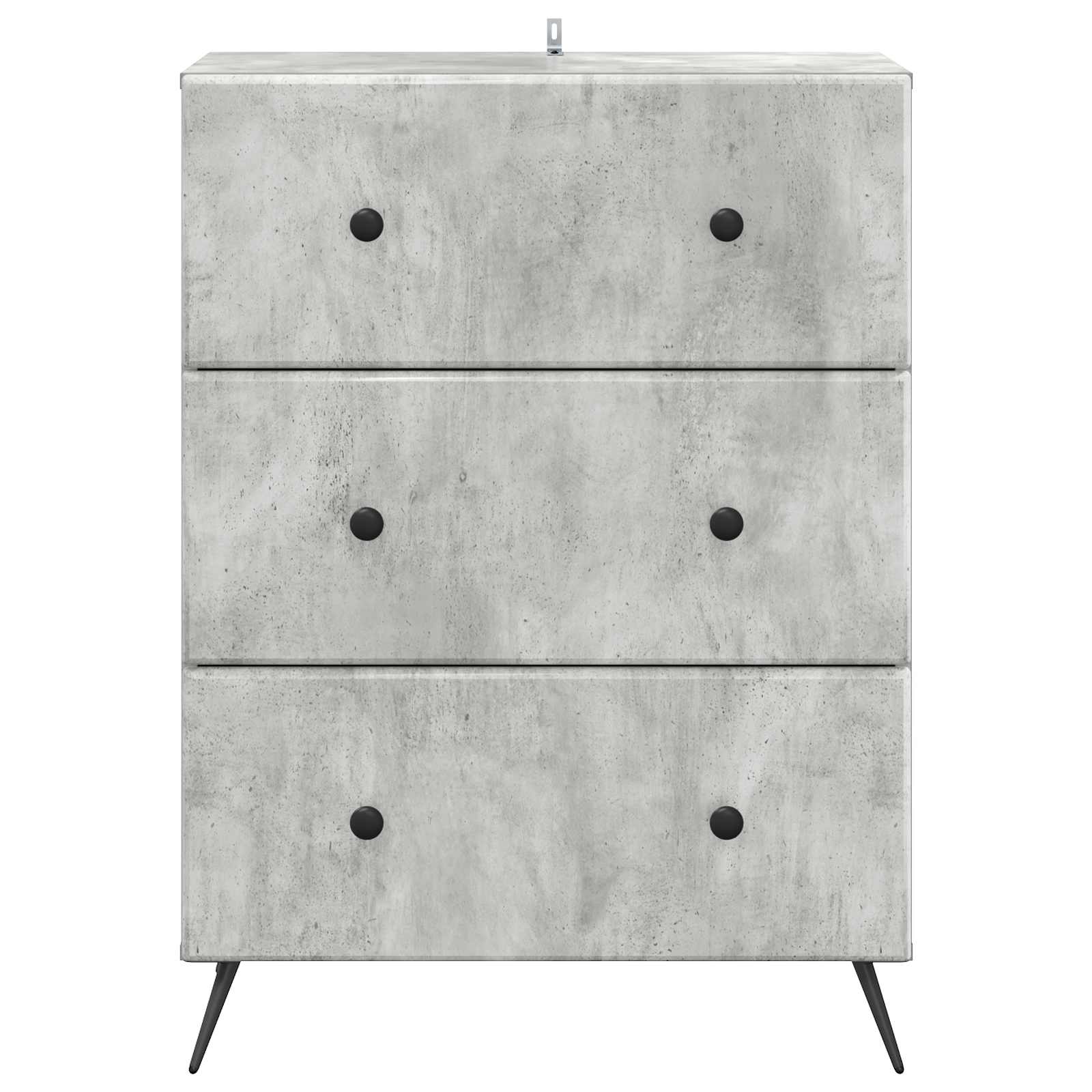 Ormar s ladicama Betonska siva 66 x 34,5 x 90 cm