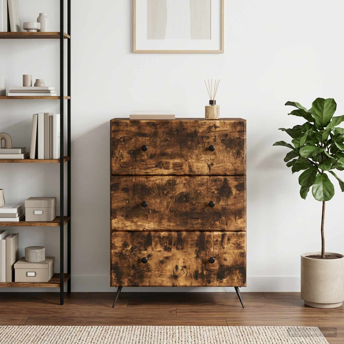 Ormar s ladicama 66 x 34,5 x 90 cm Konstruirano drvo