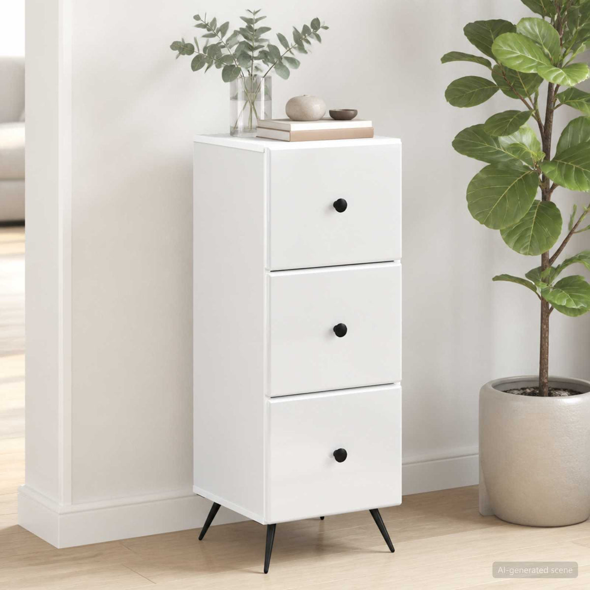 Ormar s ladicama 33 x 34,5 x 90 cm Konstruirano drvo