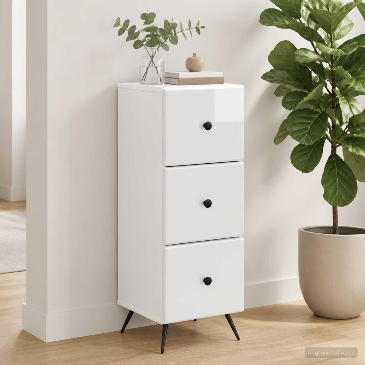 Ormar s ladicama 33 x 34,5 x 90 cm Konstruirano drvo