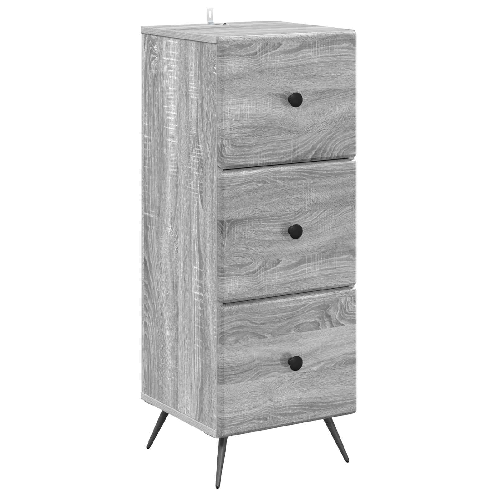 Ormar s ladicama Siva sonoma 33 x 34,5 x 90 cm