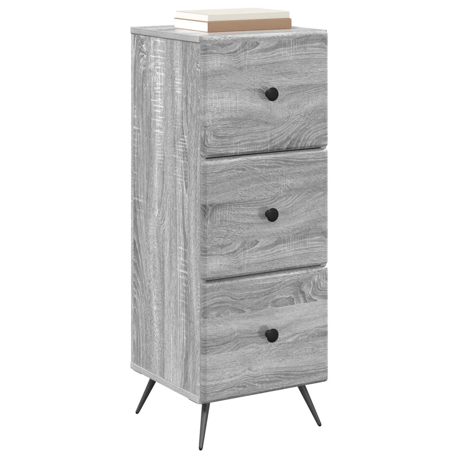 Ormar s ladicama Siva sonoma 33 x 34,5 x 90 cm