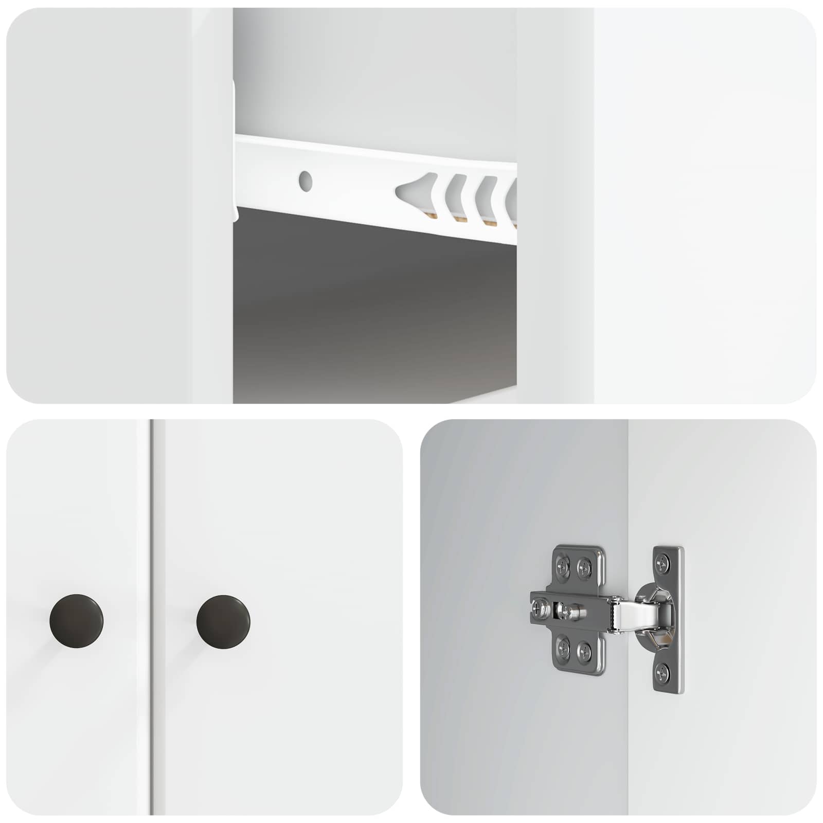 Kreveta s ladicama Bijela 66 x 34,5 x 90 cm Konstruirano drvo