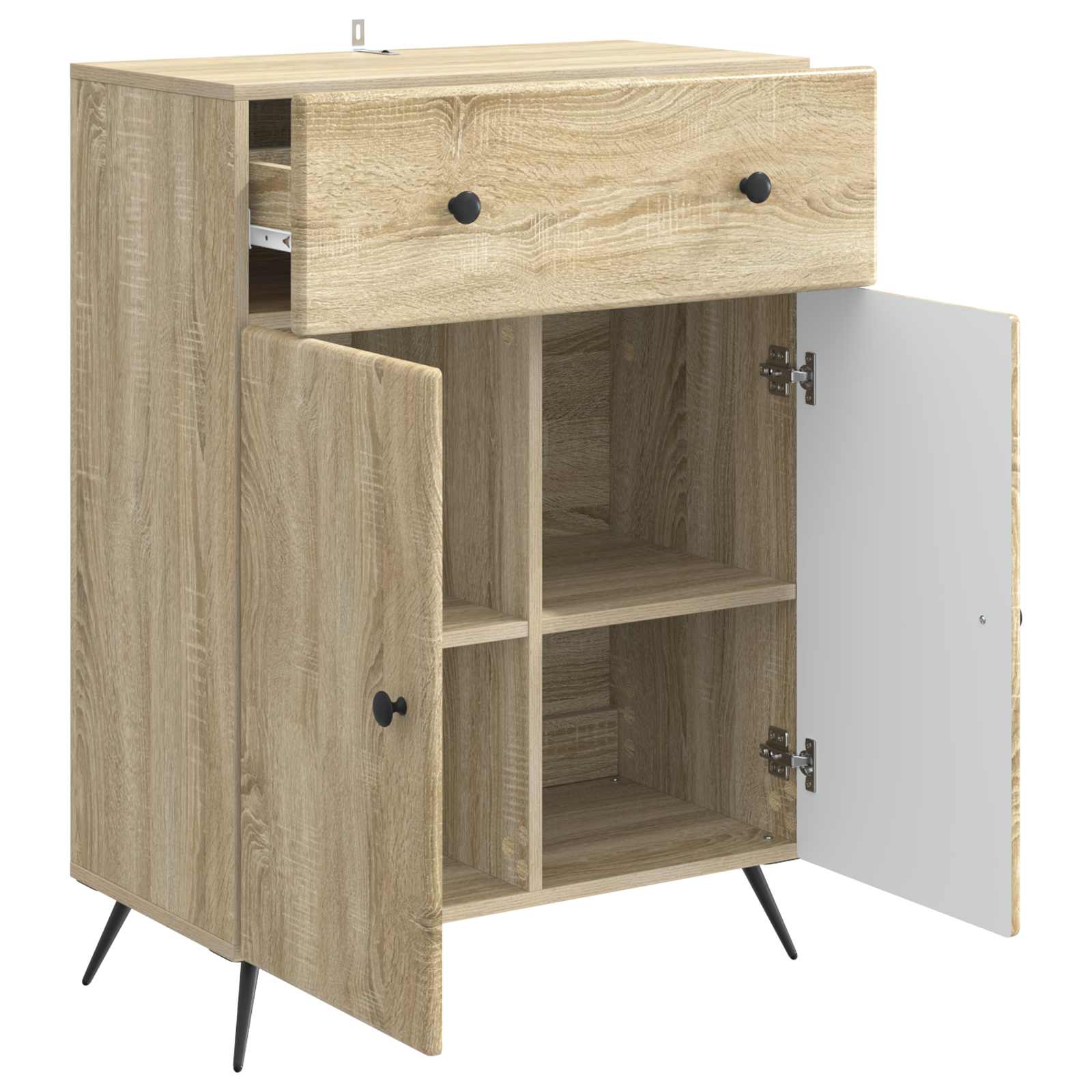 Kreveta Hrast sonoma 66 x 34,5 x 90 cm Konstruirano drvo