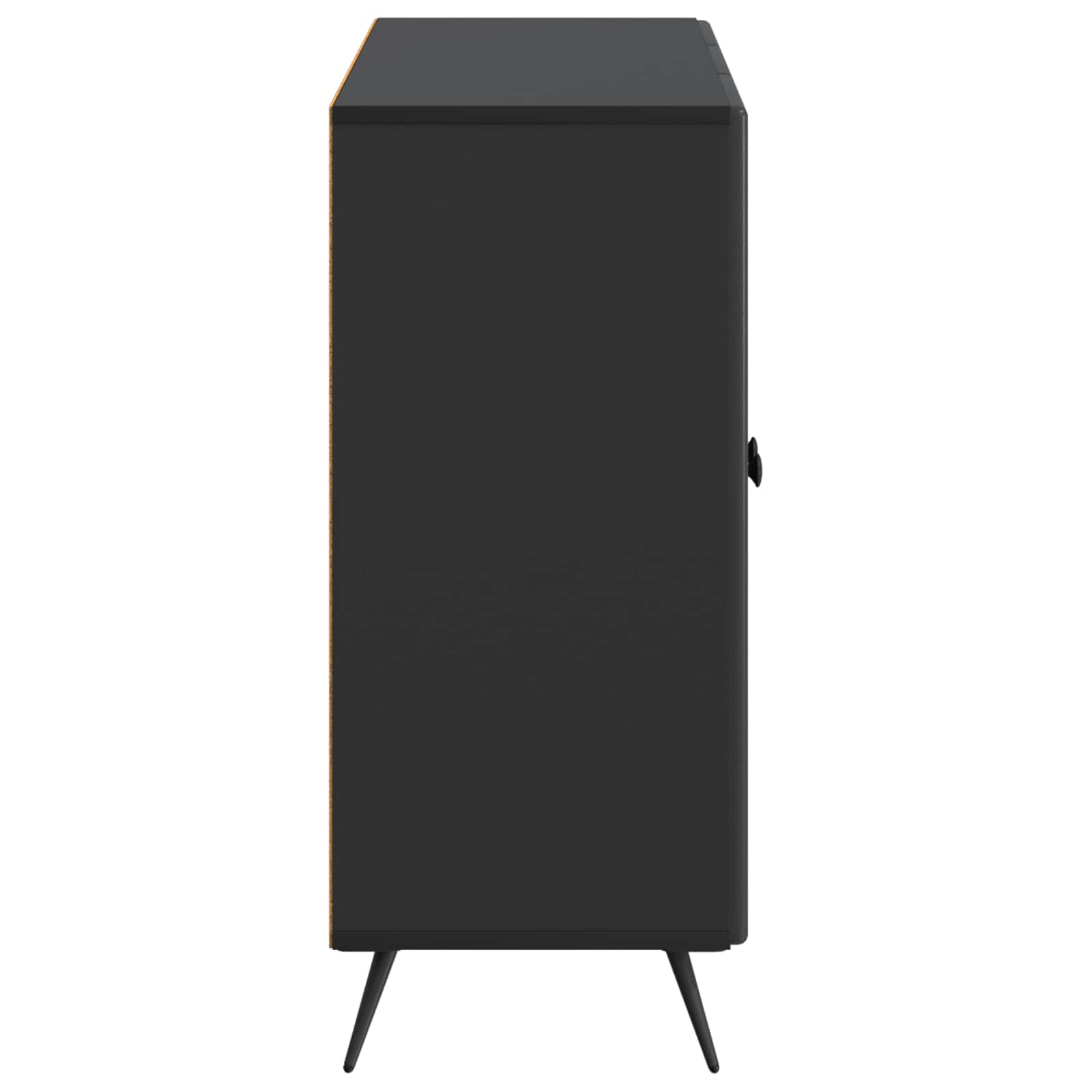 Kreveta Crna 89 x 34,5 x 80 cm Konstruirano drvo