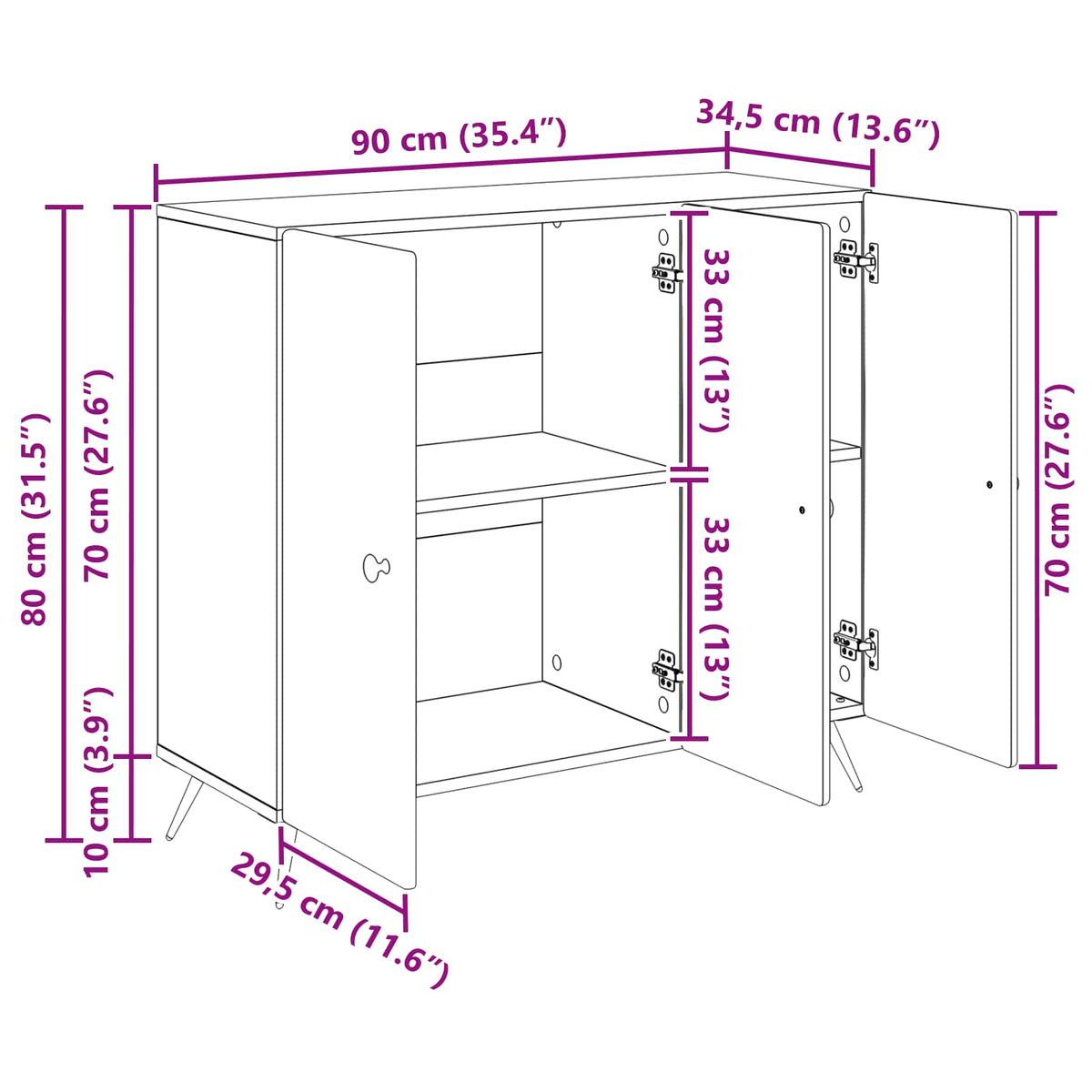 Kreveta Crna 89 x 34,5 x 80 cm Konstruirano drvo