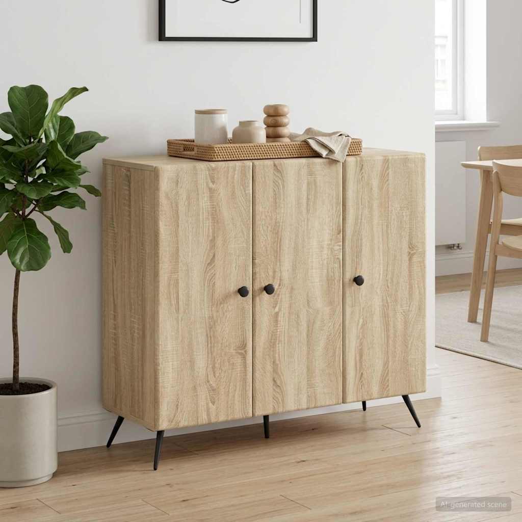 Kreveta Hrast sonoma 89 x 34,5 x 80 cm Konstruirano drvo