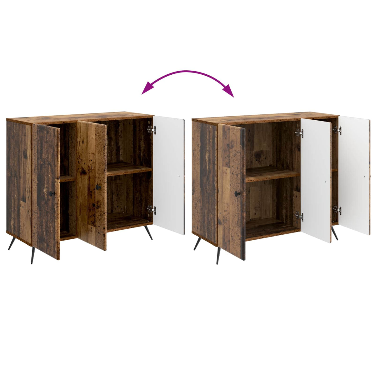 Kreveta Staro drvo 89 x 34,5 x 80 cm Konstruirano drvo