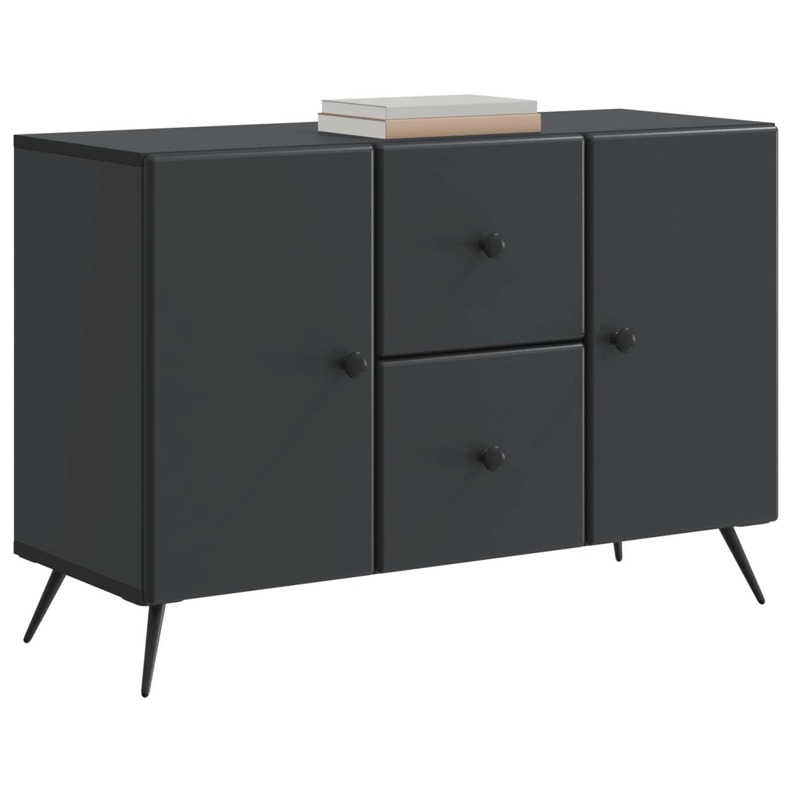 Kreveta s ladicama Crna 89 x 34,5 x 60 cm Konstruirano drvo