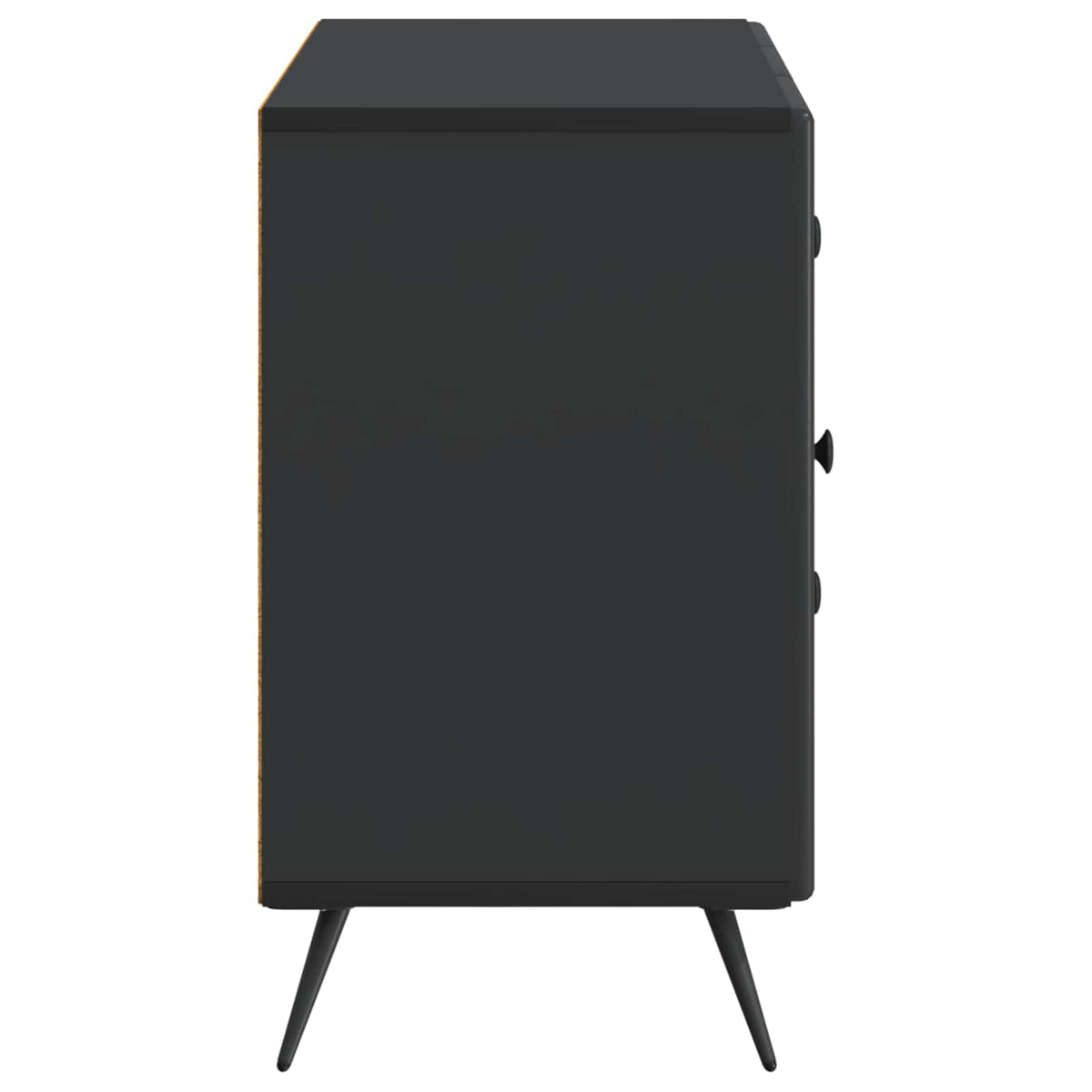 Kreveta s ladicama Crna 89 x 34,5 x 60 cm Konstruirano drvo