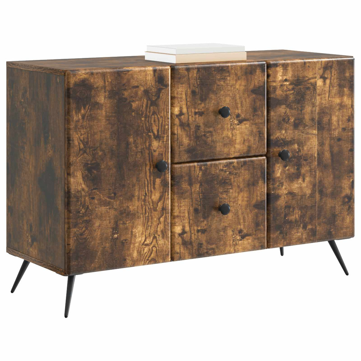 Kreveta Dimljeni hrast 89 x 34,5 x 60 cm Konstruirano drvo