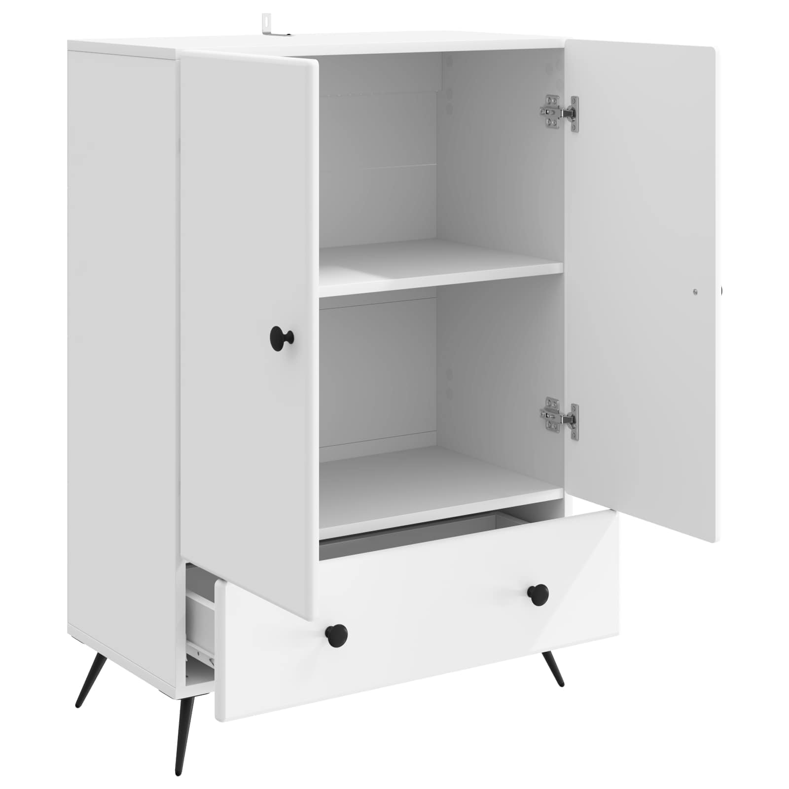 Kreveta s ladicama Bijela 66 x 34,5 x 95 cm Konstruirano drvo