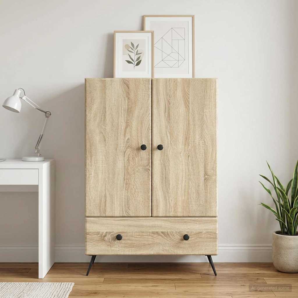 Kreveta Hrast sonoma 66 x 34,5 x 95 cm Konstruirano drvo