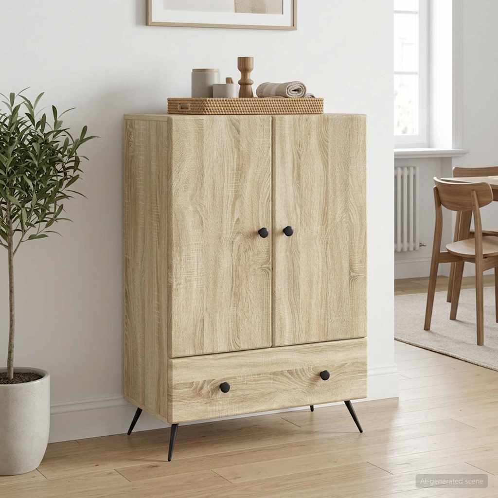 Kreveta Hrast sonoma 66 x 34,5 x 95 cm Konstruirano drvo