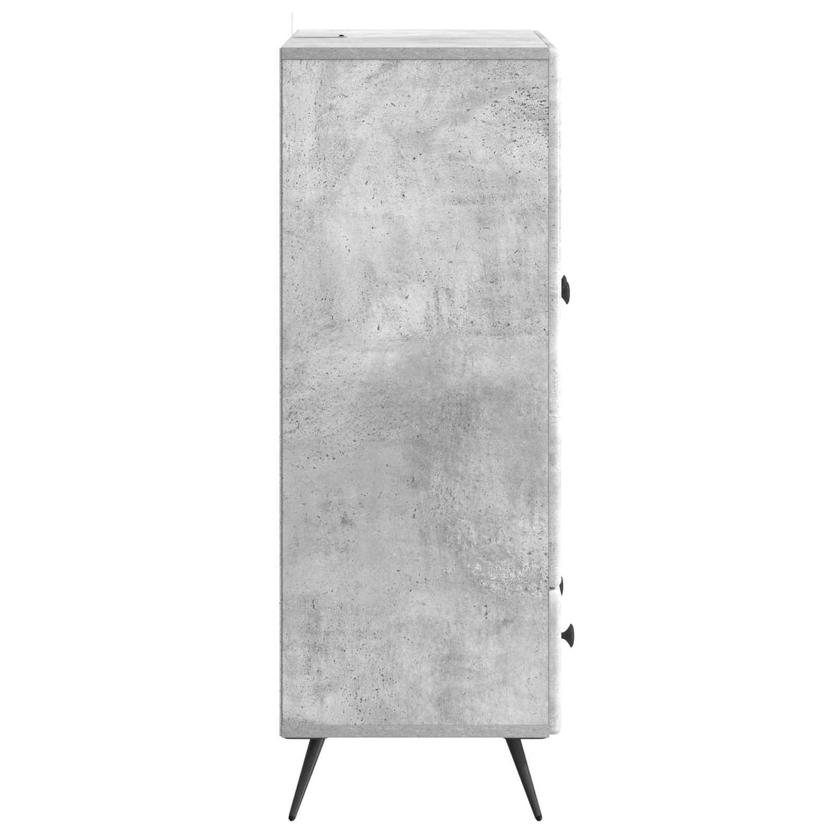 Kreveta Betonska siva 66 x 34,5 x 95 cm Konstruirano drvo