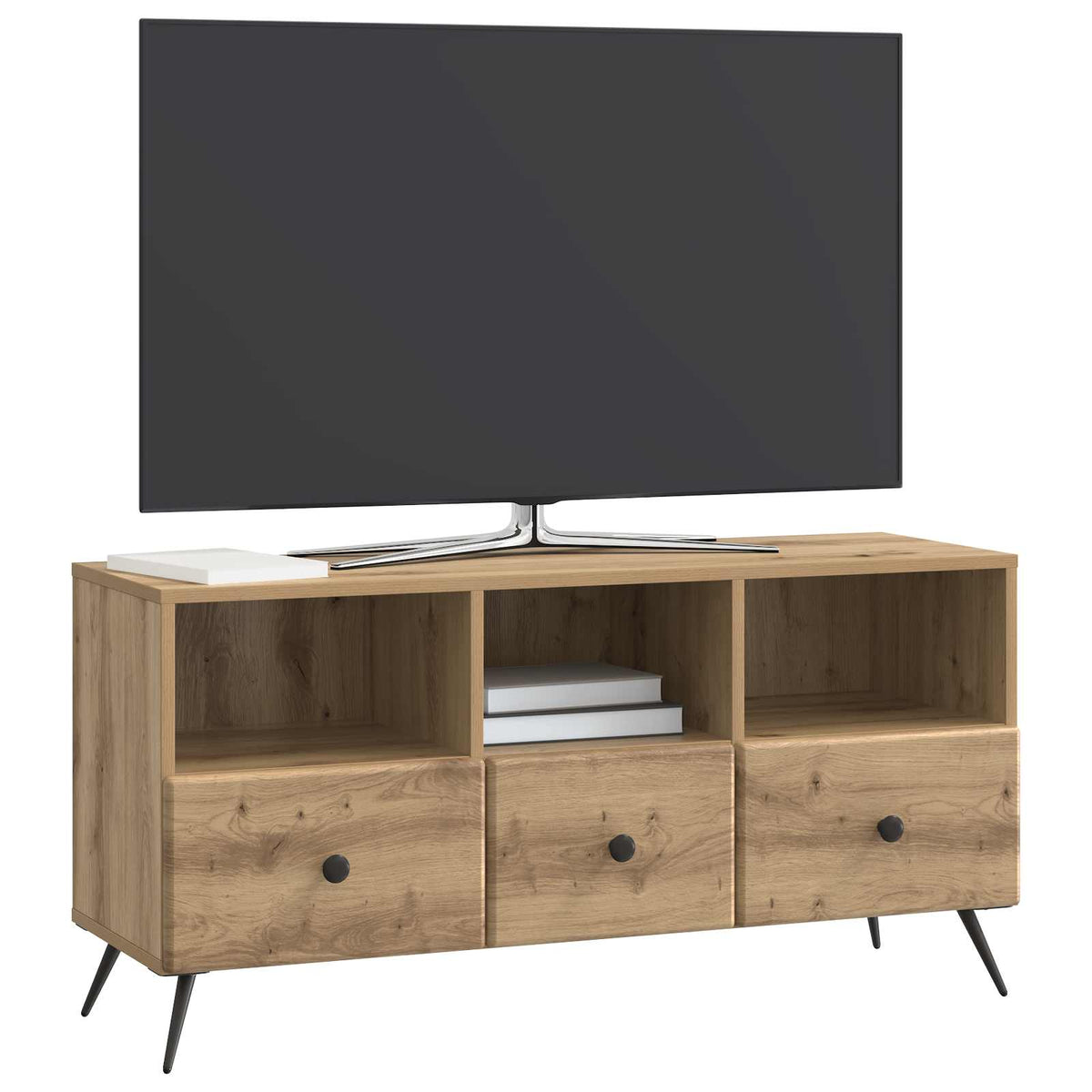 TV ormar 102 x 34,5 x 50 cm Hrast artisan Konstruirano drvo