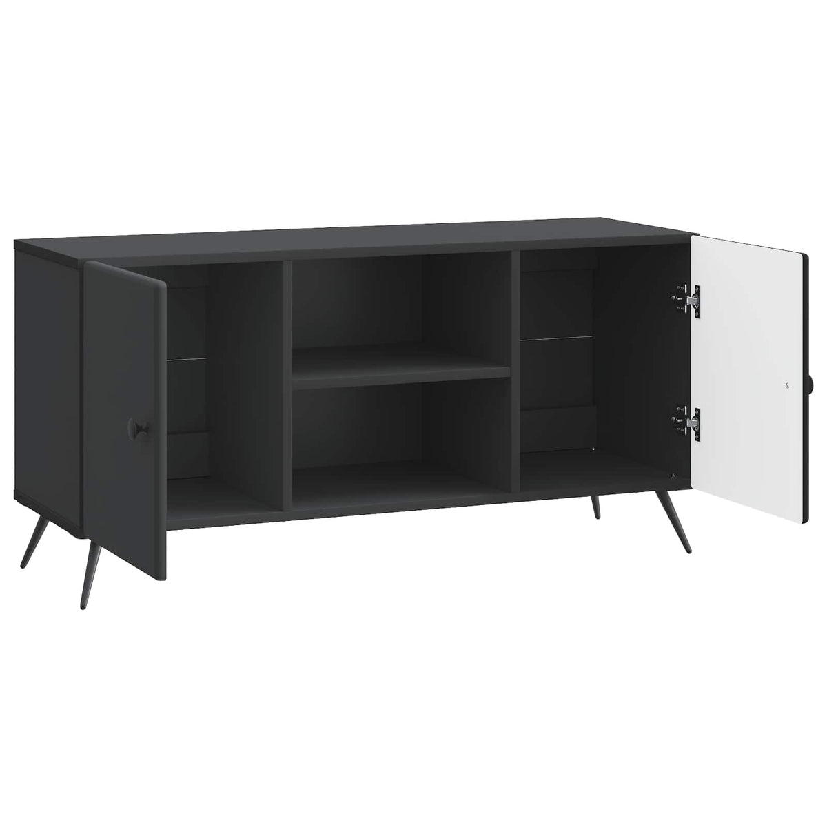 TV ormar Crna 102 x 34,5 x 50 cm Konstruirano drvo