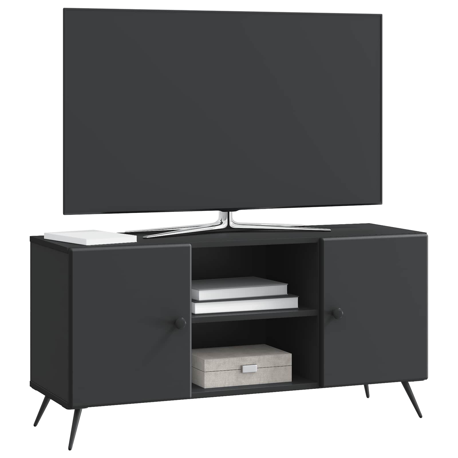 TV ormar Crna 102 x 34,5 x 50 cm Konstruirano drvo