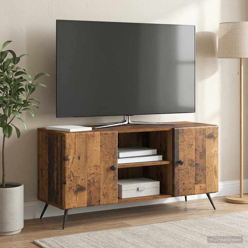 TV ormar 102 x 34,5 x 50 cm Staro drvo Konstruirano drvo