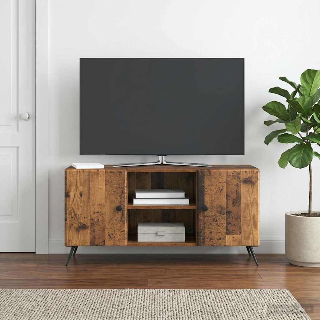 TV ormar 102 x 34,5 x 50 cm Staro drvo Konstruirano drvo