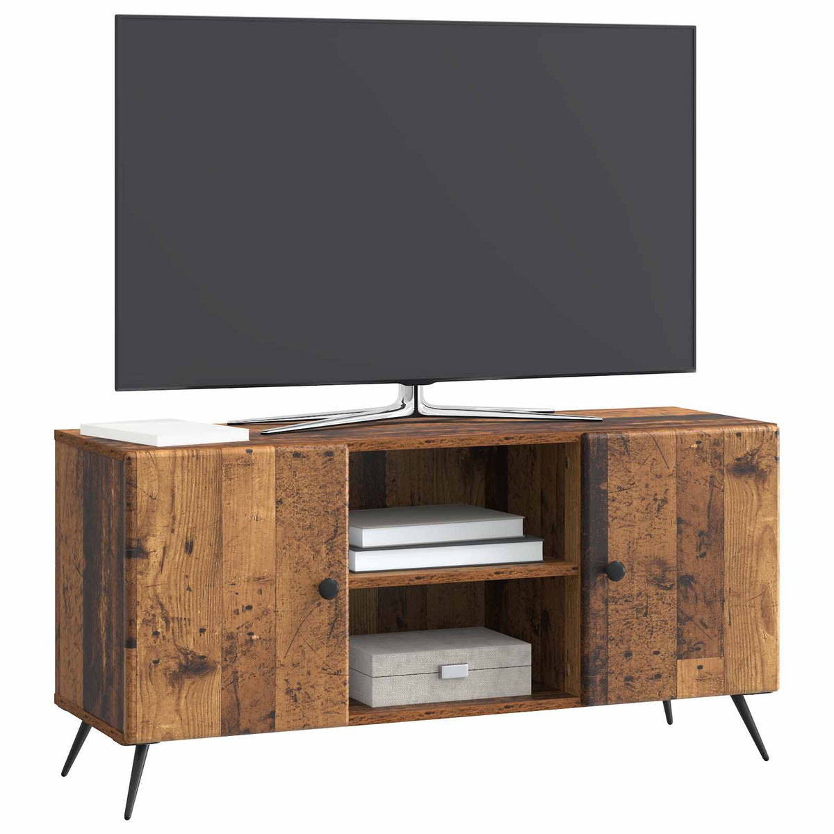 TV ormar 102 x 34,5 x 50 cm Staro drvo Konstruirano drvo