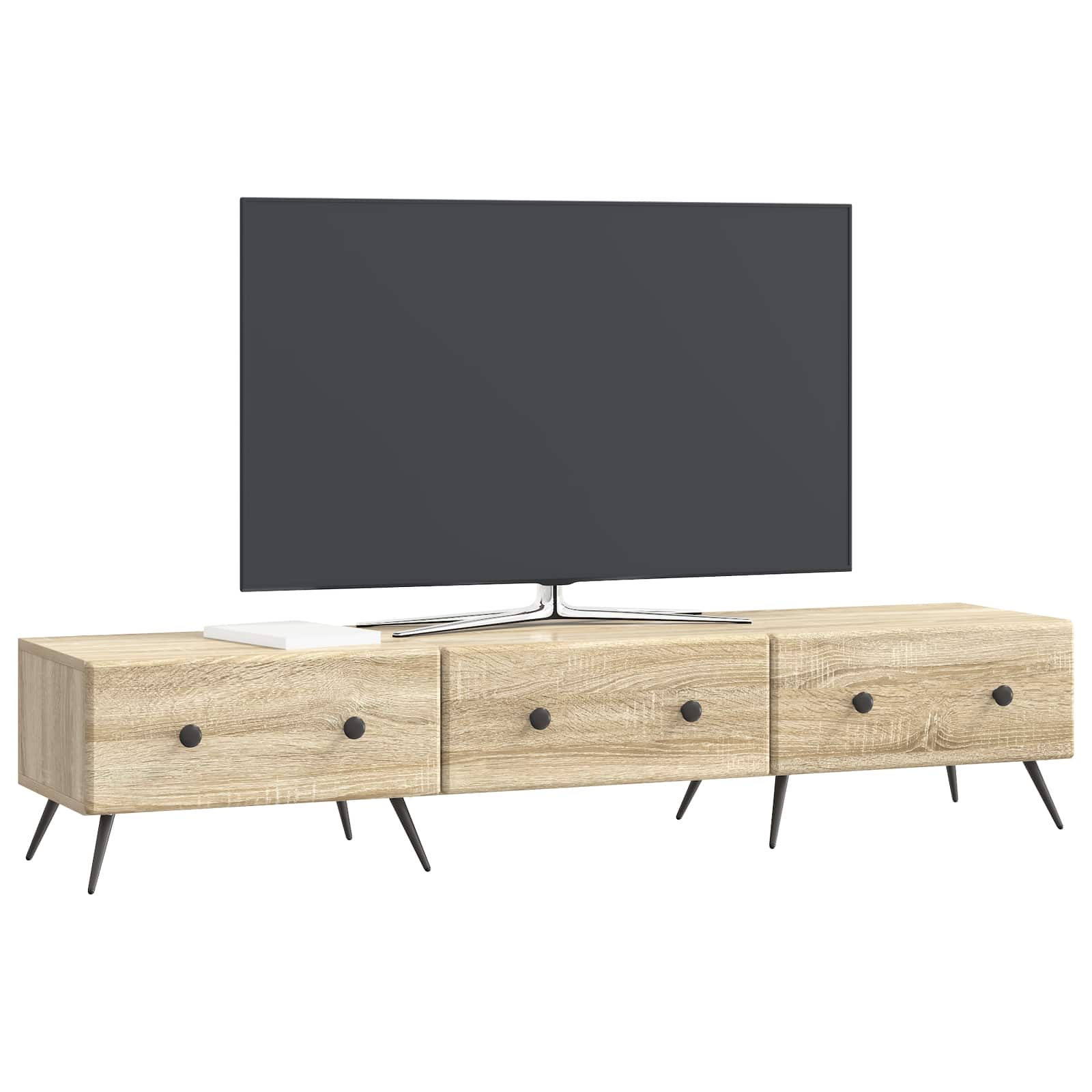 TV ormar Hrast sonoma 147 x 34,5 x 30 cm Konstruirano drvo