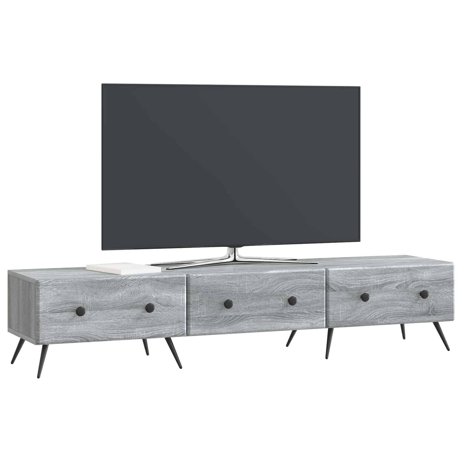 TV ormar Siva sonoma 147 x 34,5 x 30 cm Konstruirano drvo