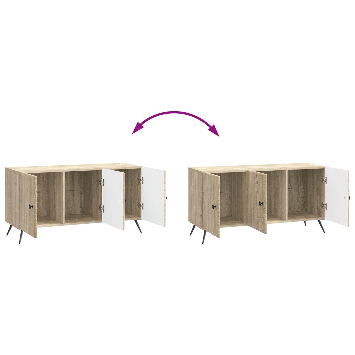 TV ormar Hrast sonoma 99 x 34,5 x 50 cm Konstruirano drvo
