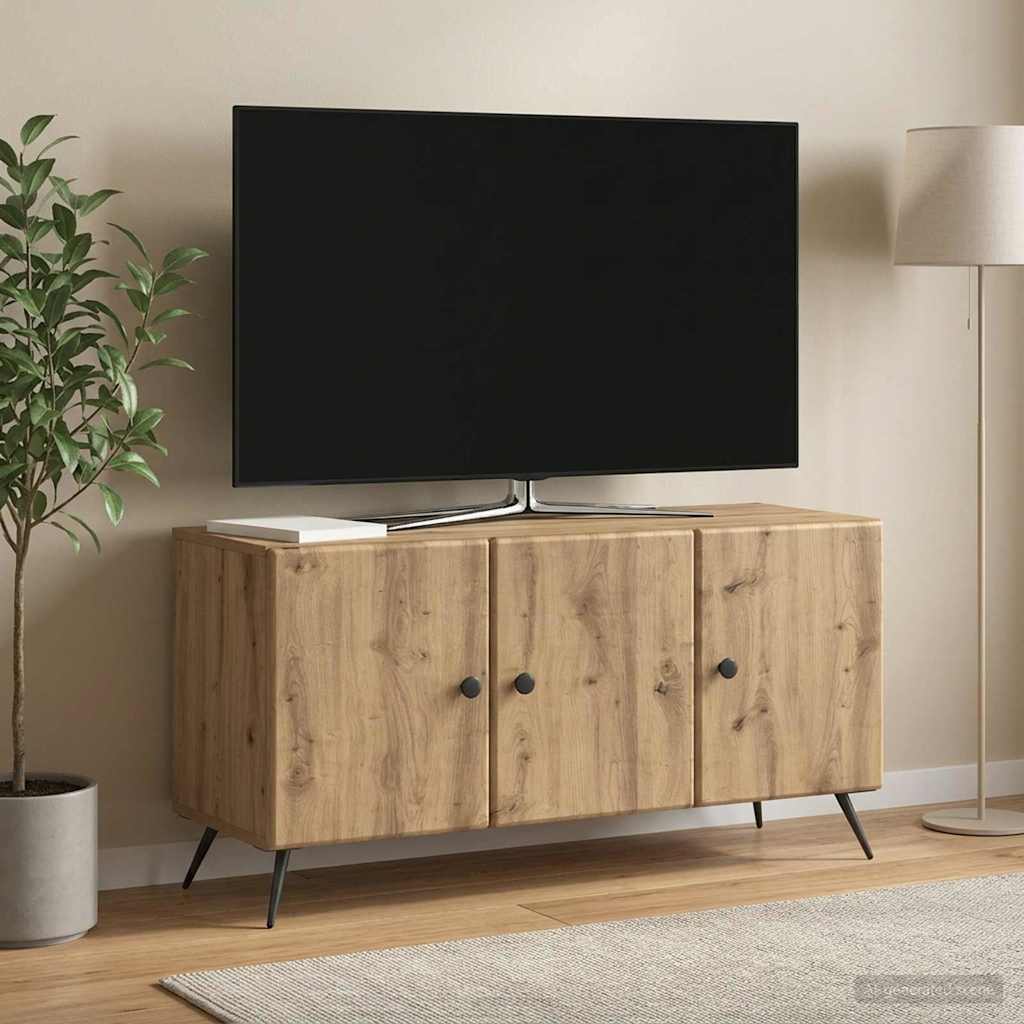 TV ormar 99 x 34,5 x 50 cm Hrast artisan Konstruirano drvo