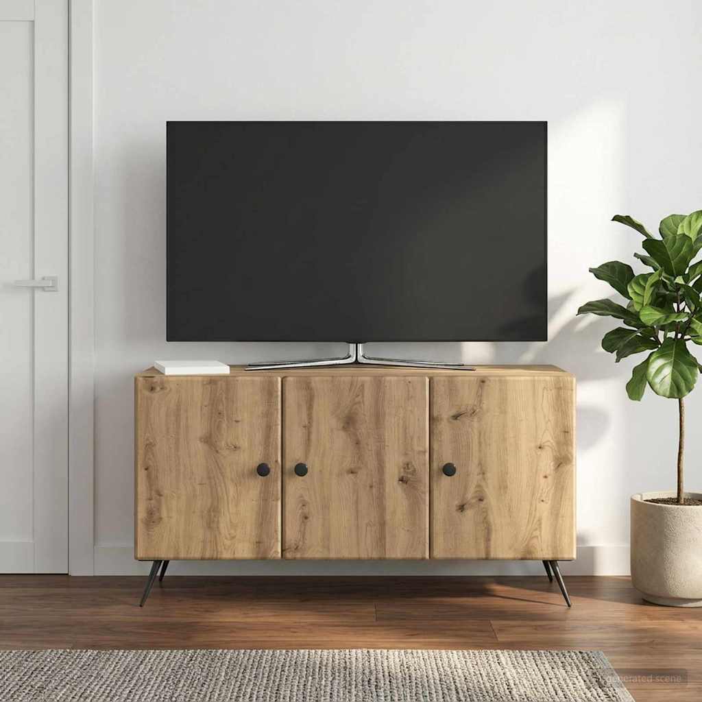 TV ormar 99 x 34,5 x 50 cm Hrast artisan Konstruirano drvo
