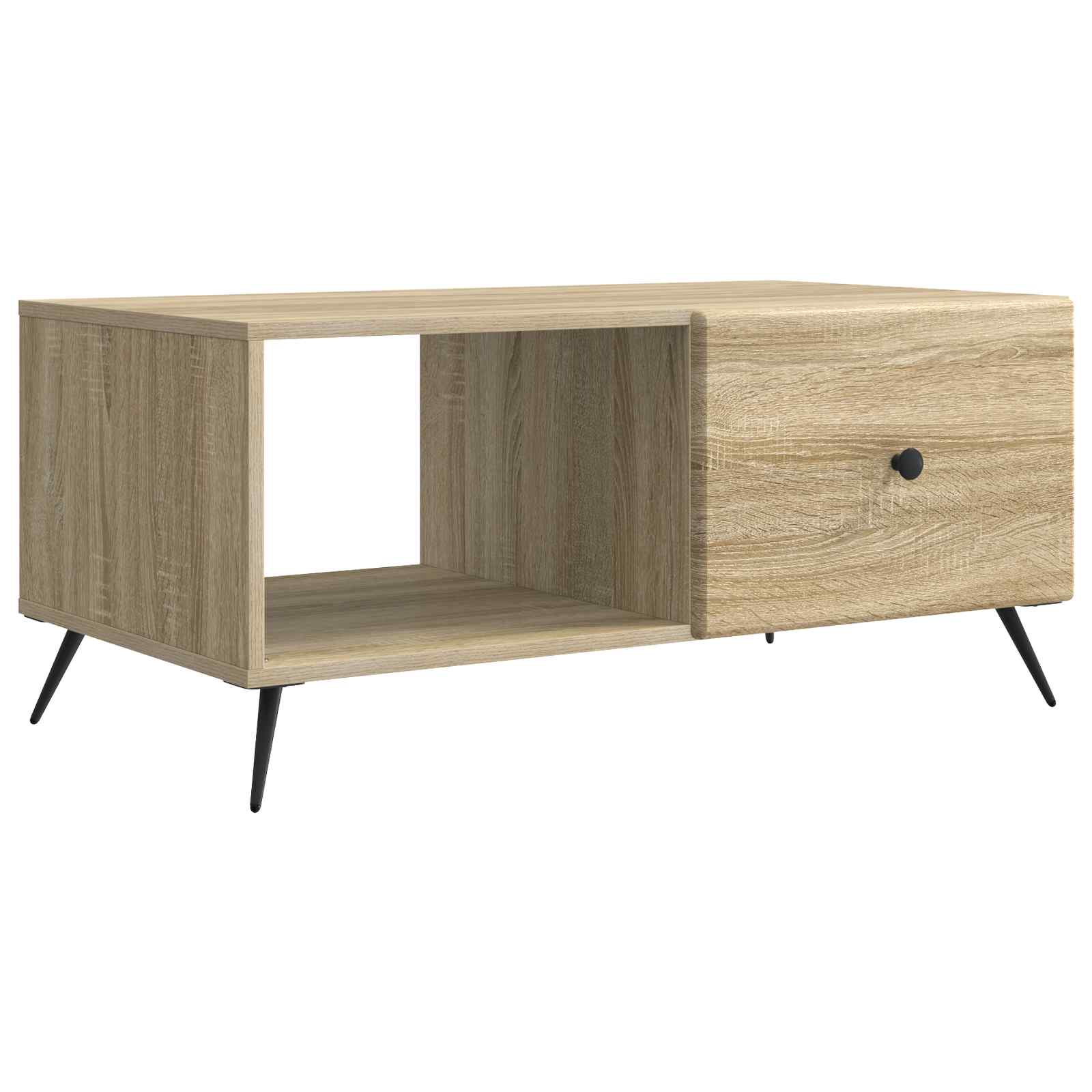 Kava Stol Hrast sonoma 90 x 50 x 40 cm Konstruirano drvo