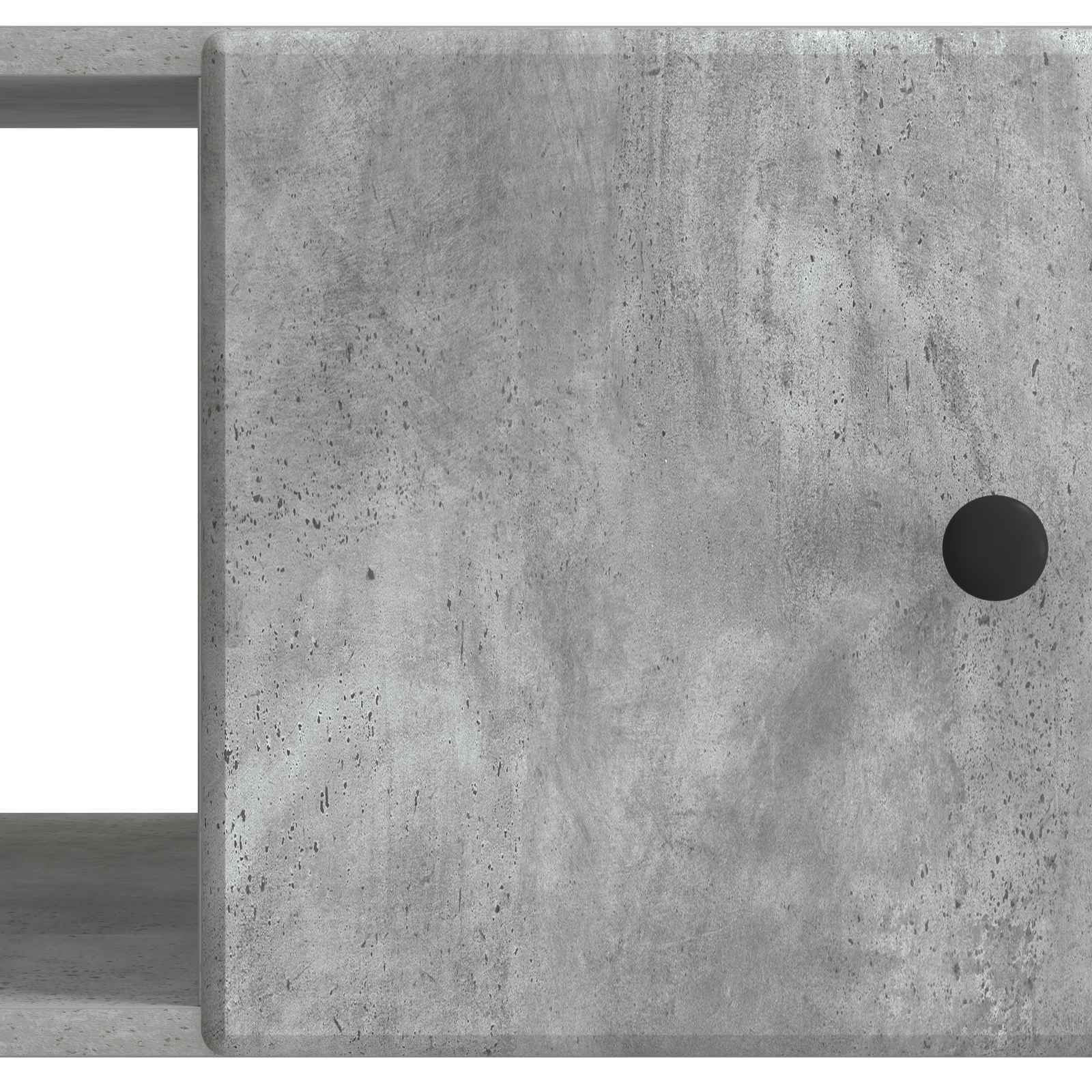 Kava Stol Betonska siva 90 x 50 x 40 cm Konstruirano drvo