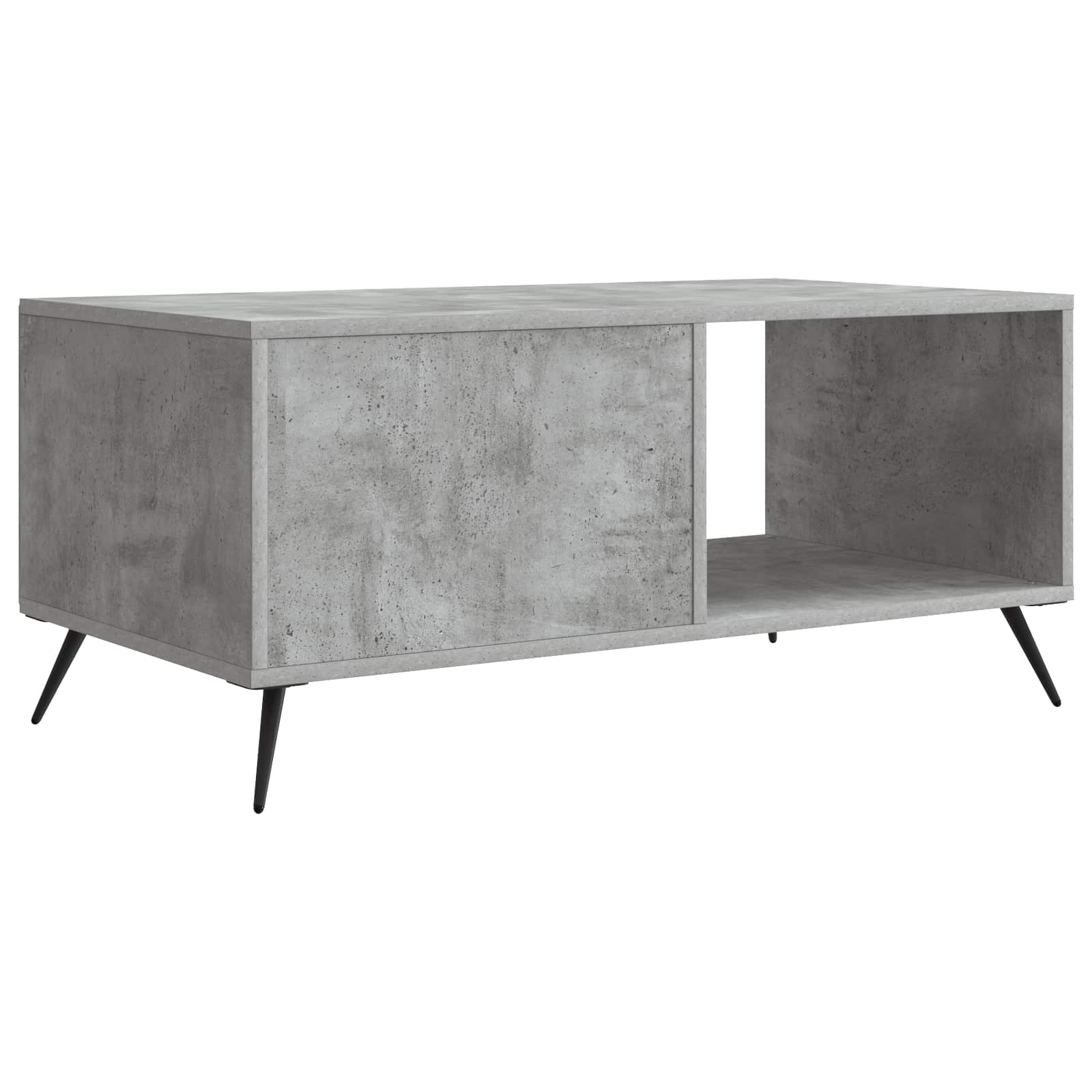 Kava Stol Betonska siva 90 x 50 x 40 cm Konstruirano drvo